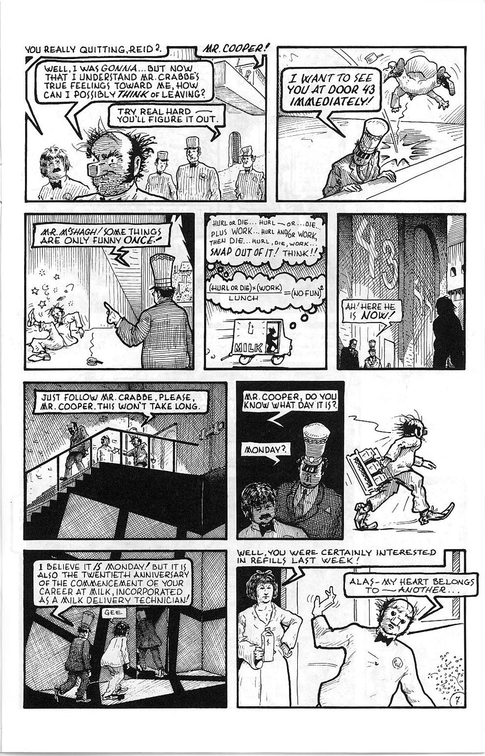 Read online Reid Fleming, World's Toughest Milkman (1980) comic -  Issue #9 - 9
