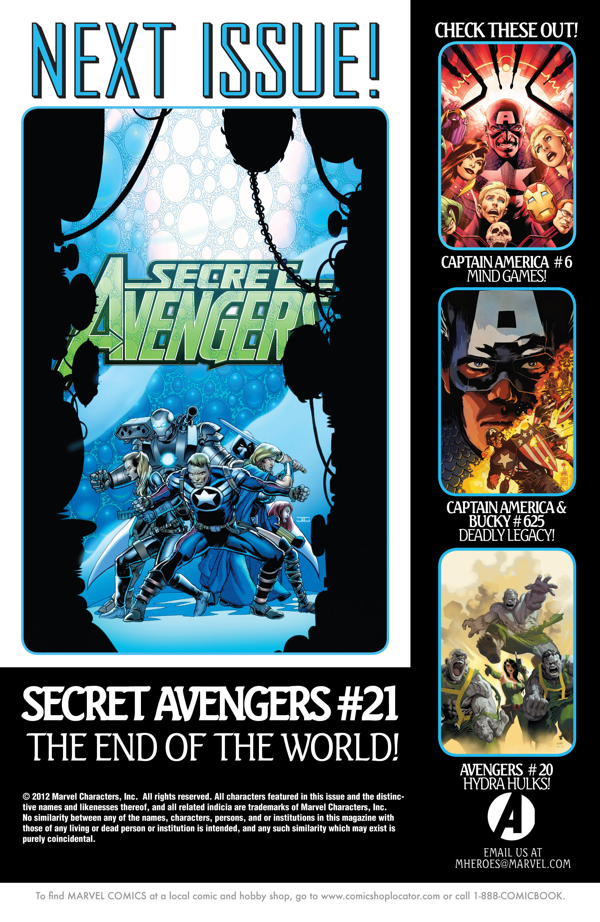 Read online Secret Avengers (2010) comic -  Issue #20 - 22