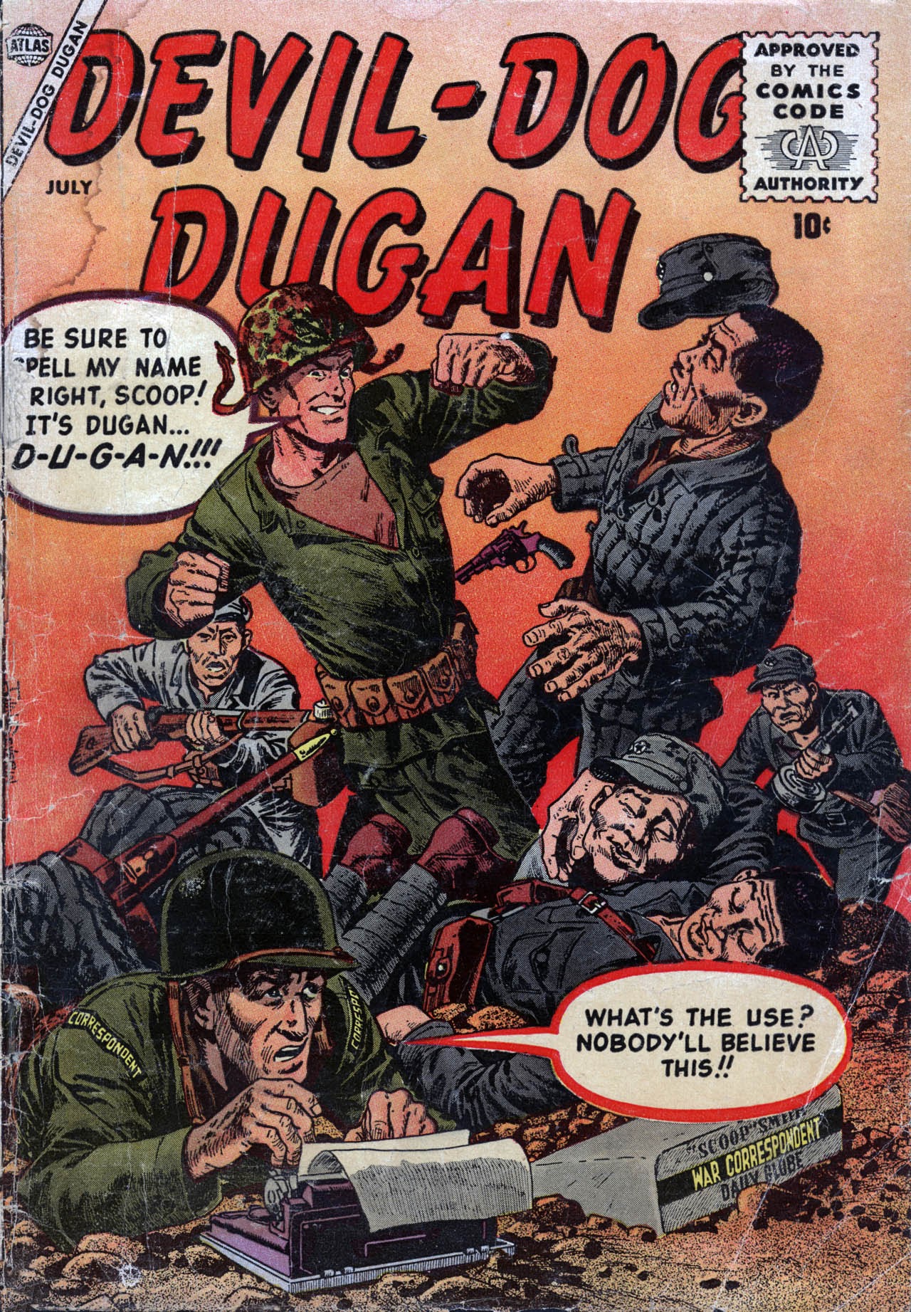 Read online Devil Dog Dugan comic -  Issue #1 - 1
