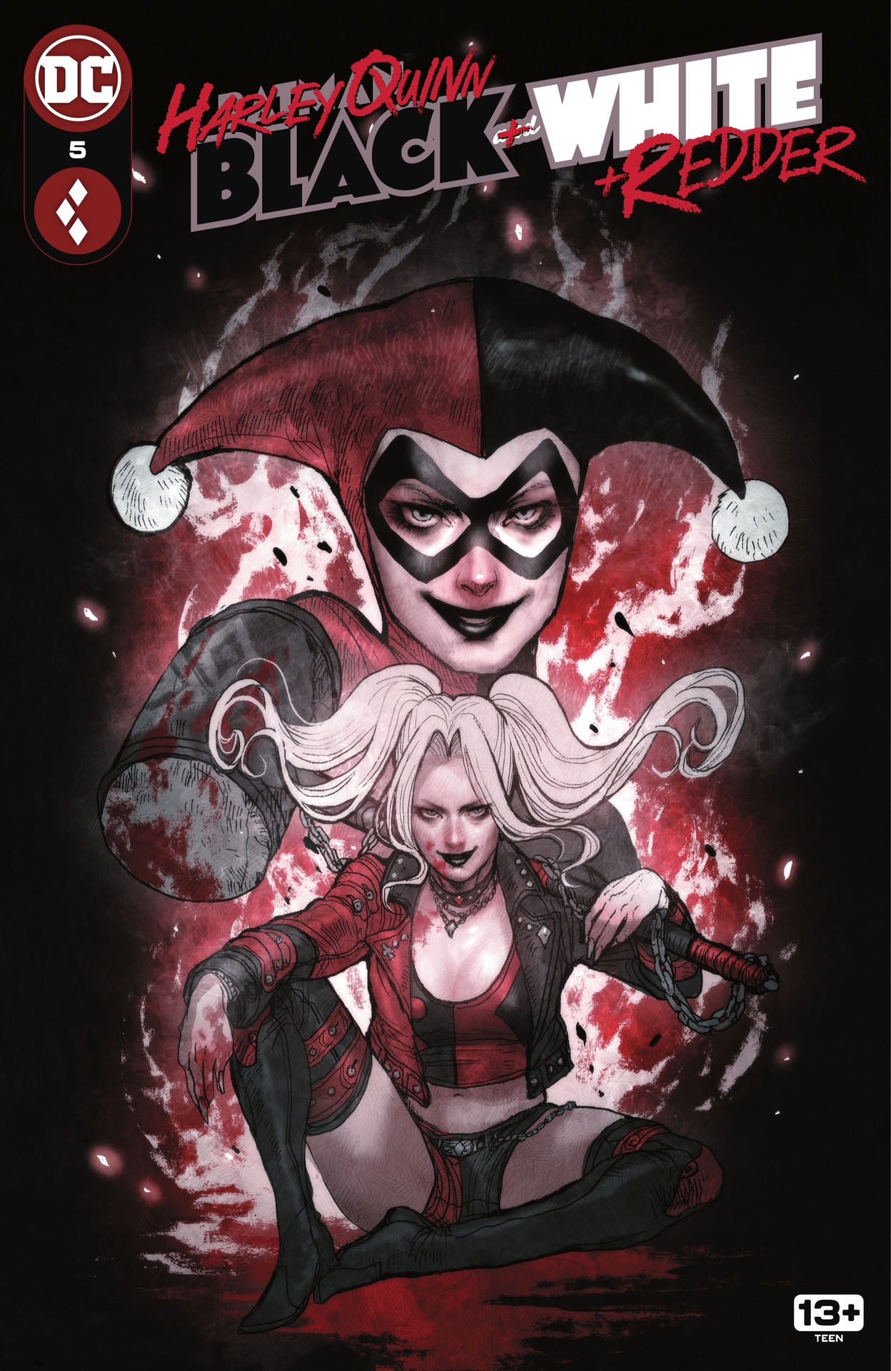 Read online Harley Quinn: Black   White   Redder comic -  Issue #5 - 1