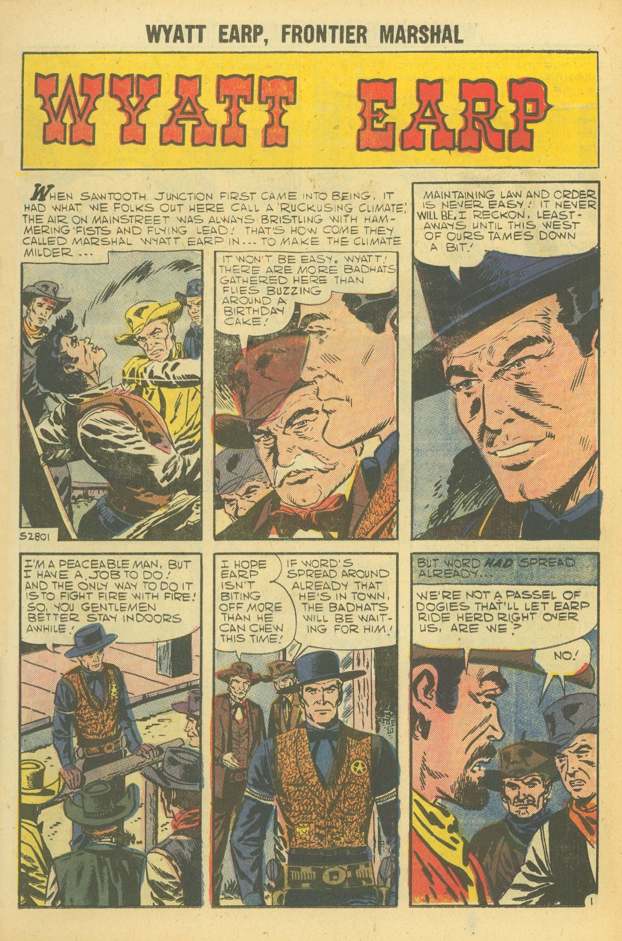 Read online Wyatt Earp Frontier Marshal comic -  Issue #20 - 29