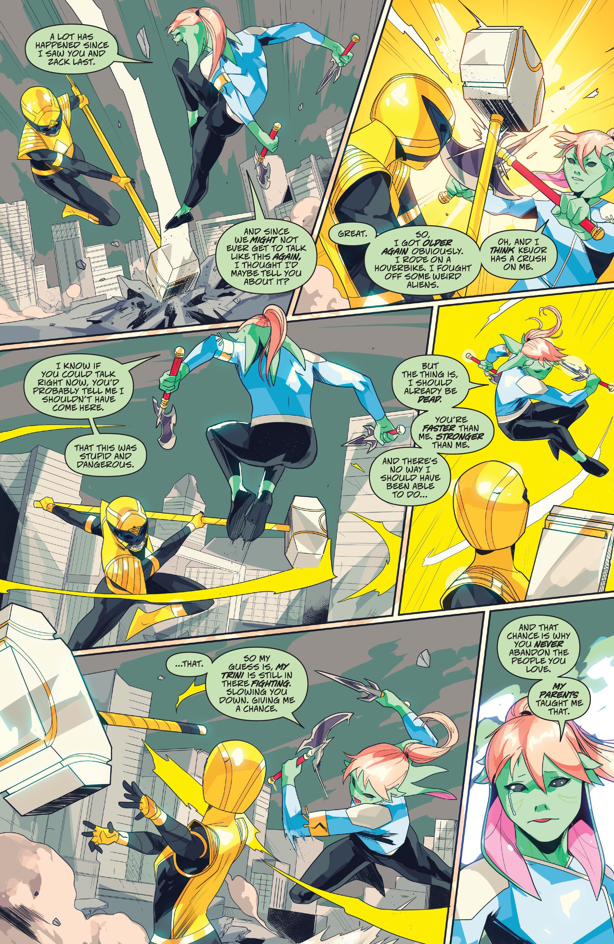 Read online Mighty Morphin Power Rangers comic -  Issue #100 - 19