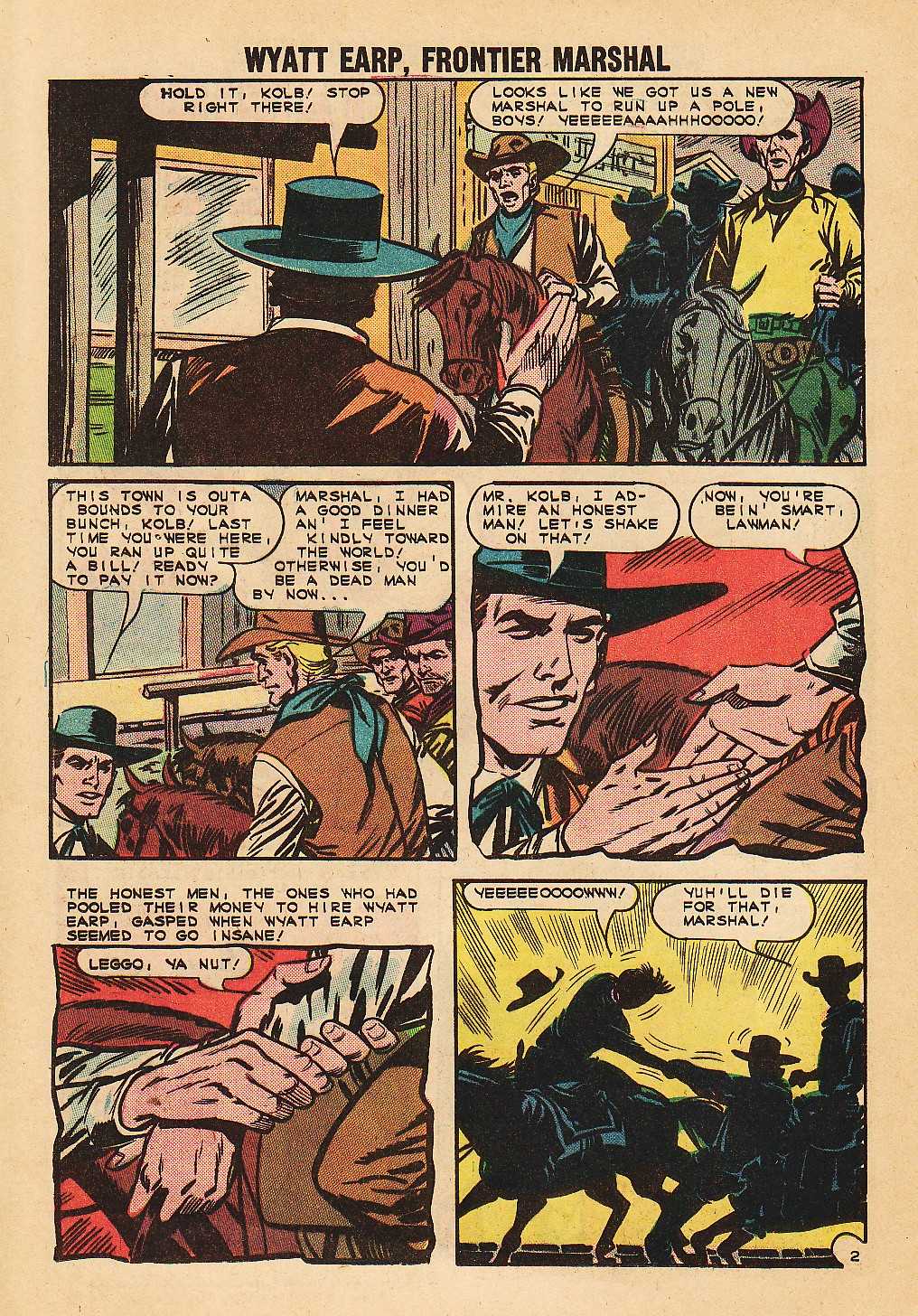 Read online Wyatt Earp Frontier Marshal comic -  Issue #53 - 20