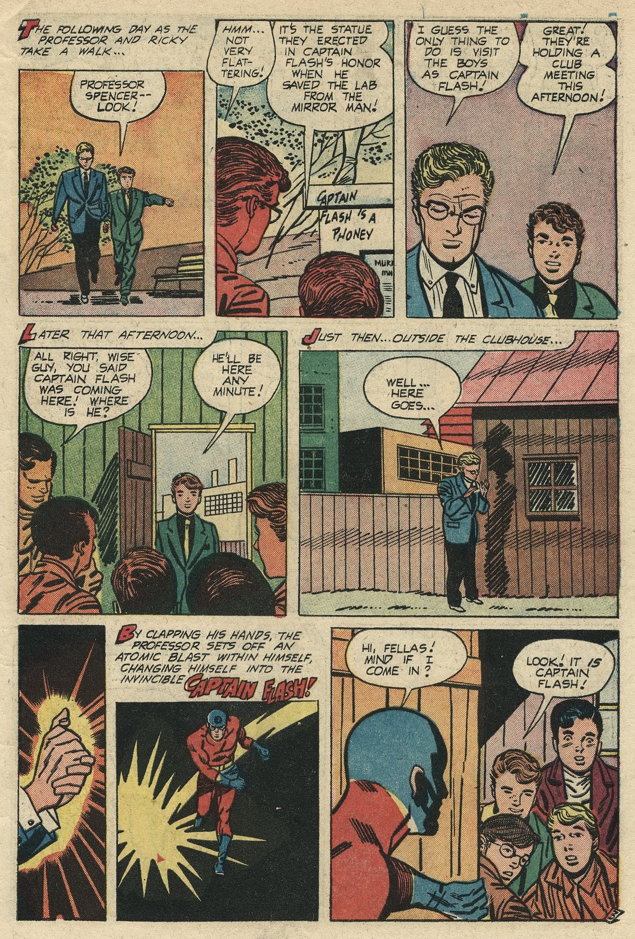 Read online Captain Flash comic -  Issue #4 - 5