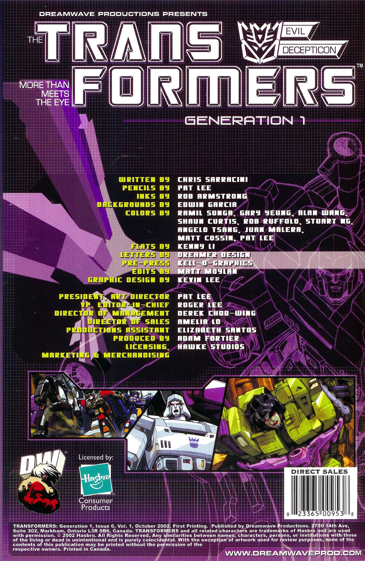 Read online Transformers: Generation 1 (2002) comic -  Issue #6 - 3