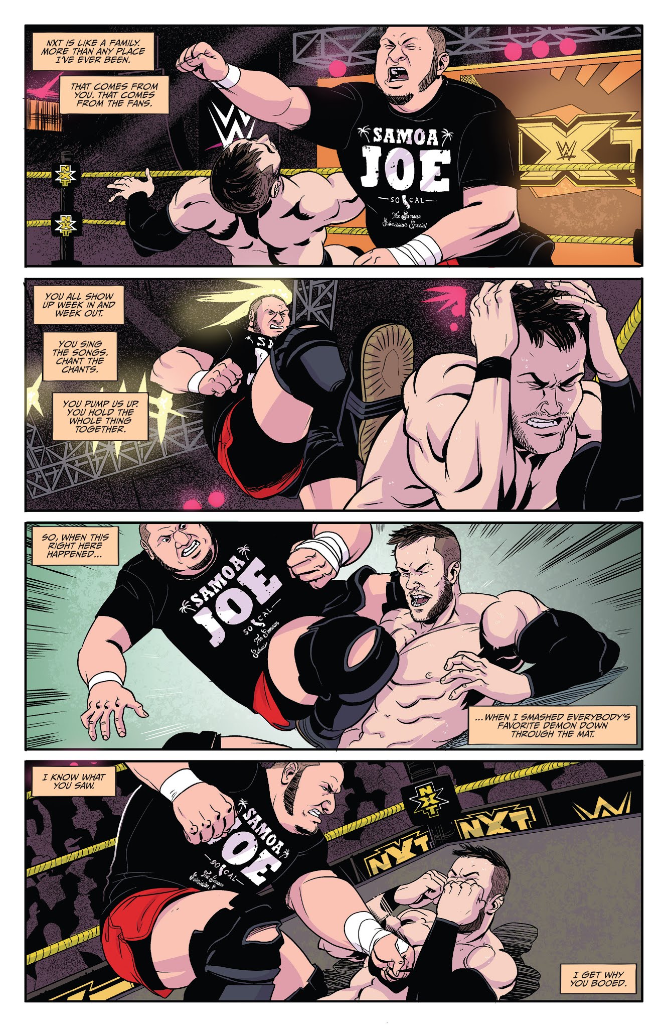 Read online WWE: NXT Takeover - Proving Ground comic -  Issue # Full - 3