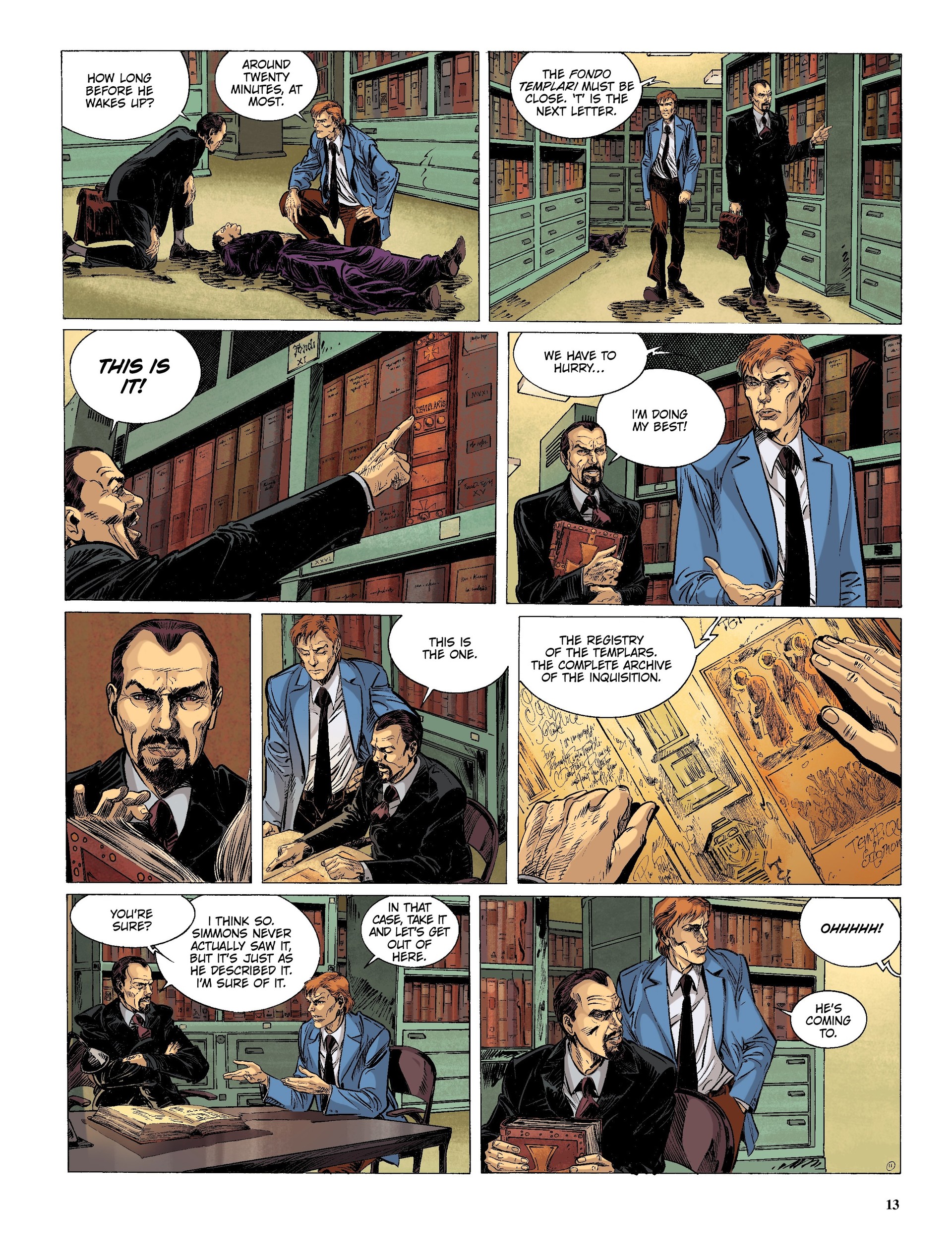 Read online The Last Templar comic -  Issue #5 - 14