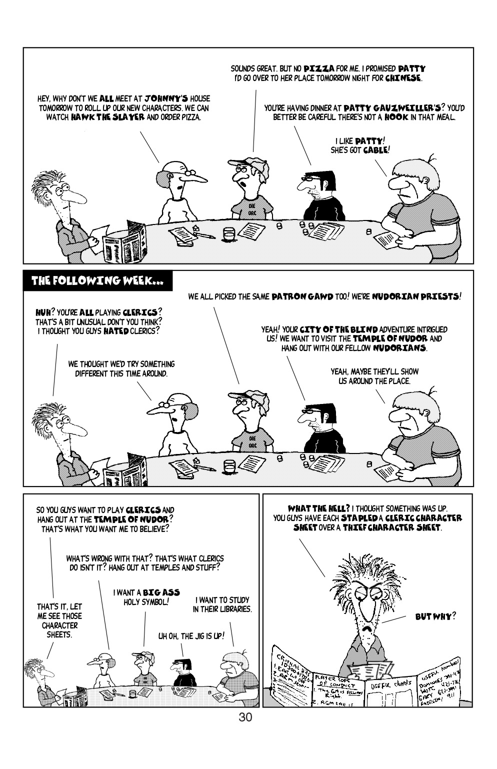 Read online Knights of the Dinner Table comic -  Issue #28 - 32