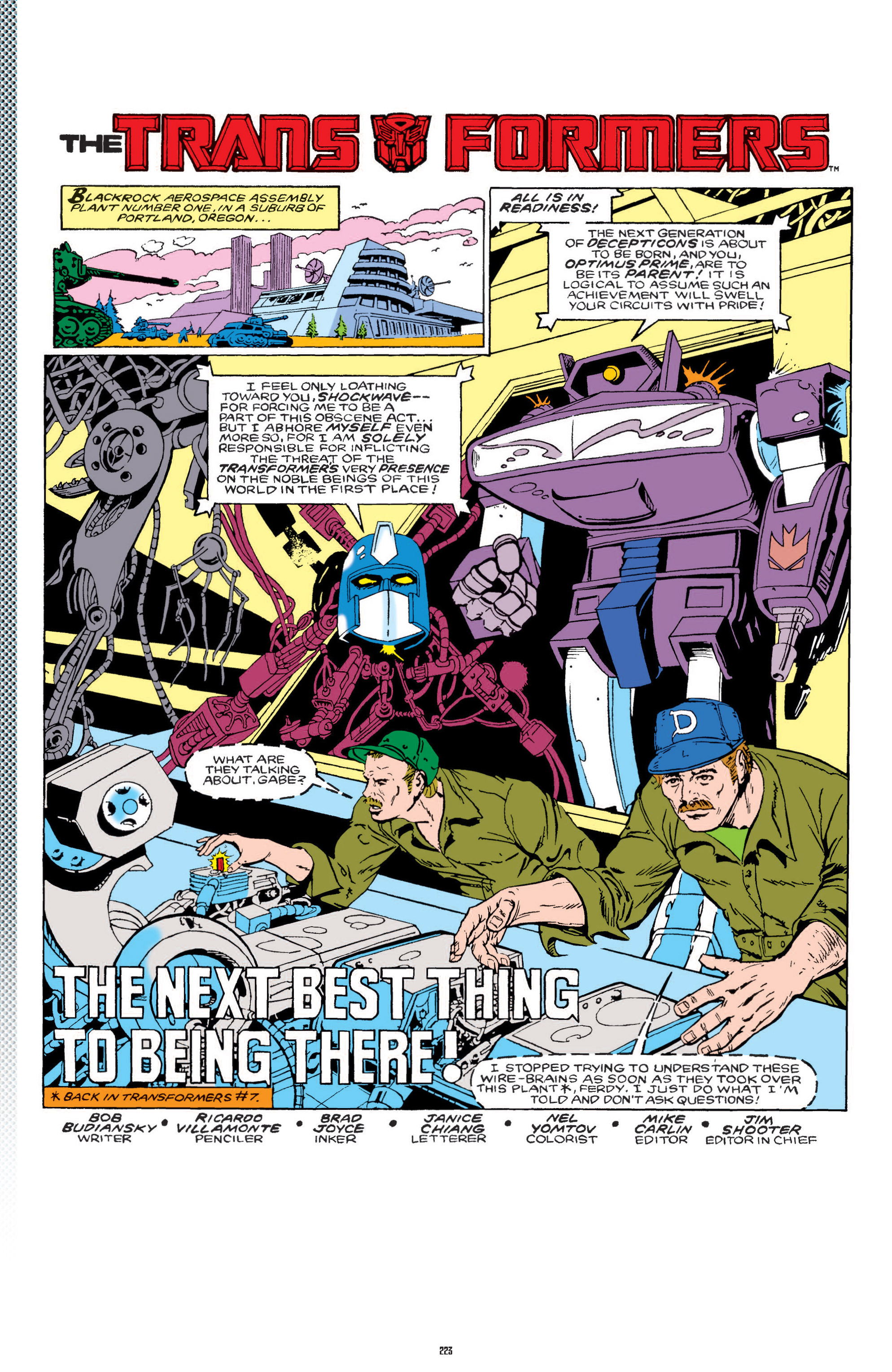 Read online The Transformers Classics comic -  Issue # TPB 1 - 224