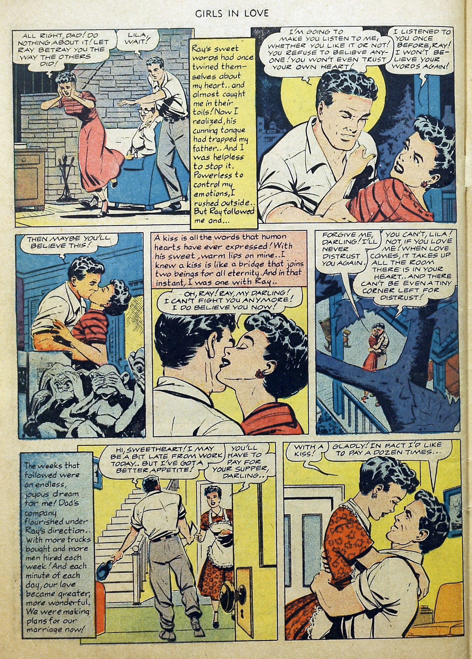 Read online Girls in Love (1950) comic -  Issue #2 - 32