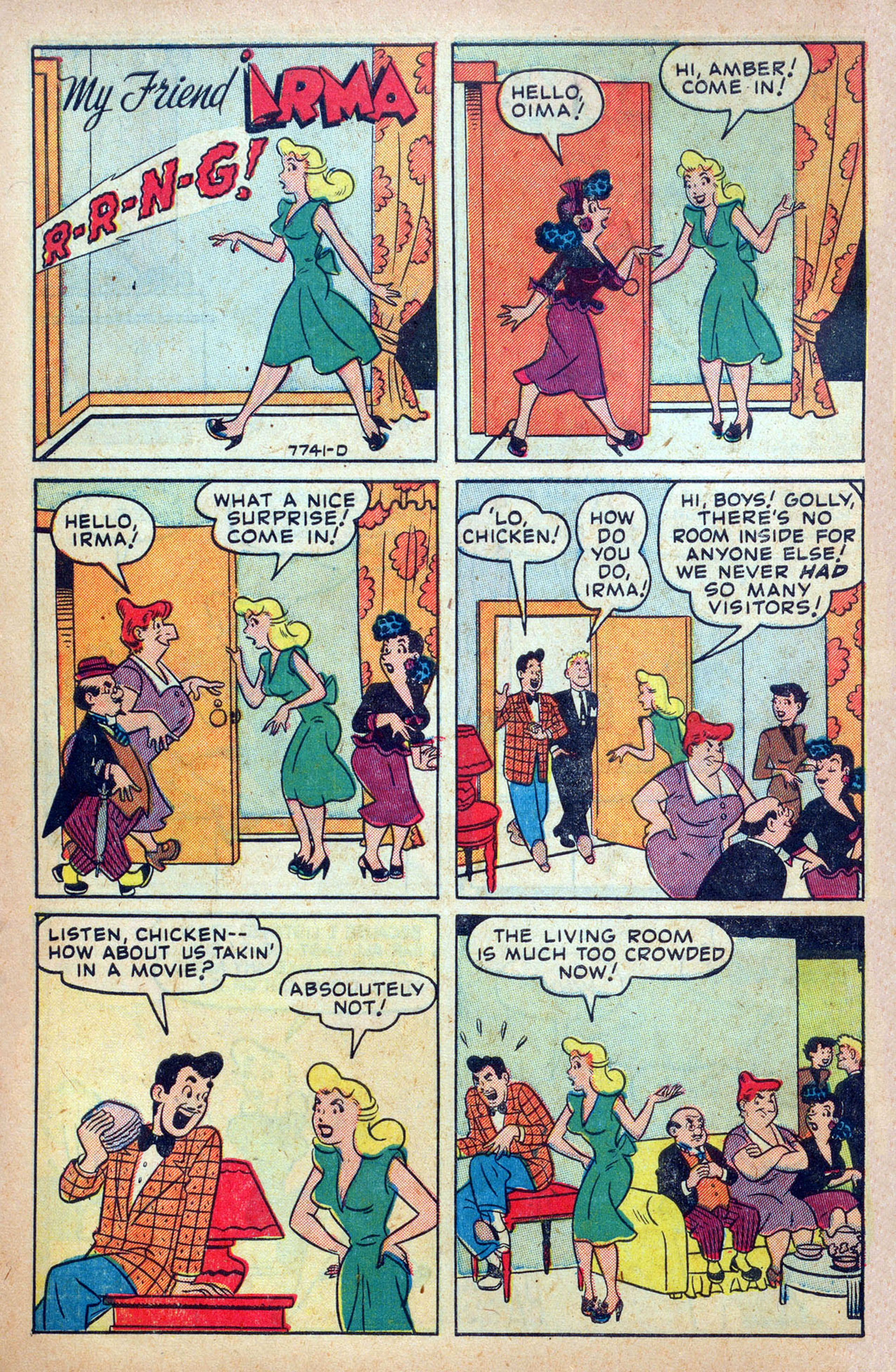 Read online My Friend Irma comic -  Issue #7 - 12