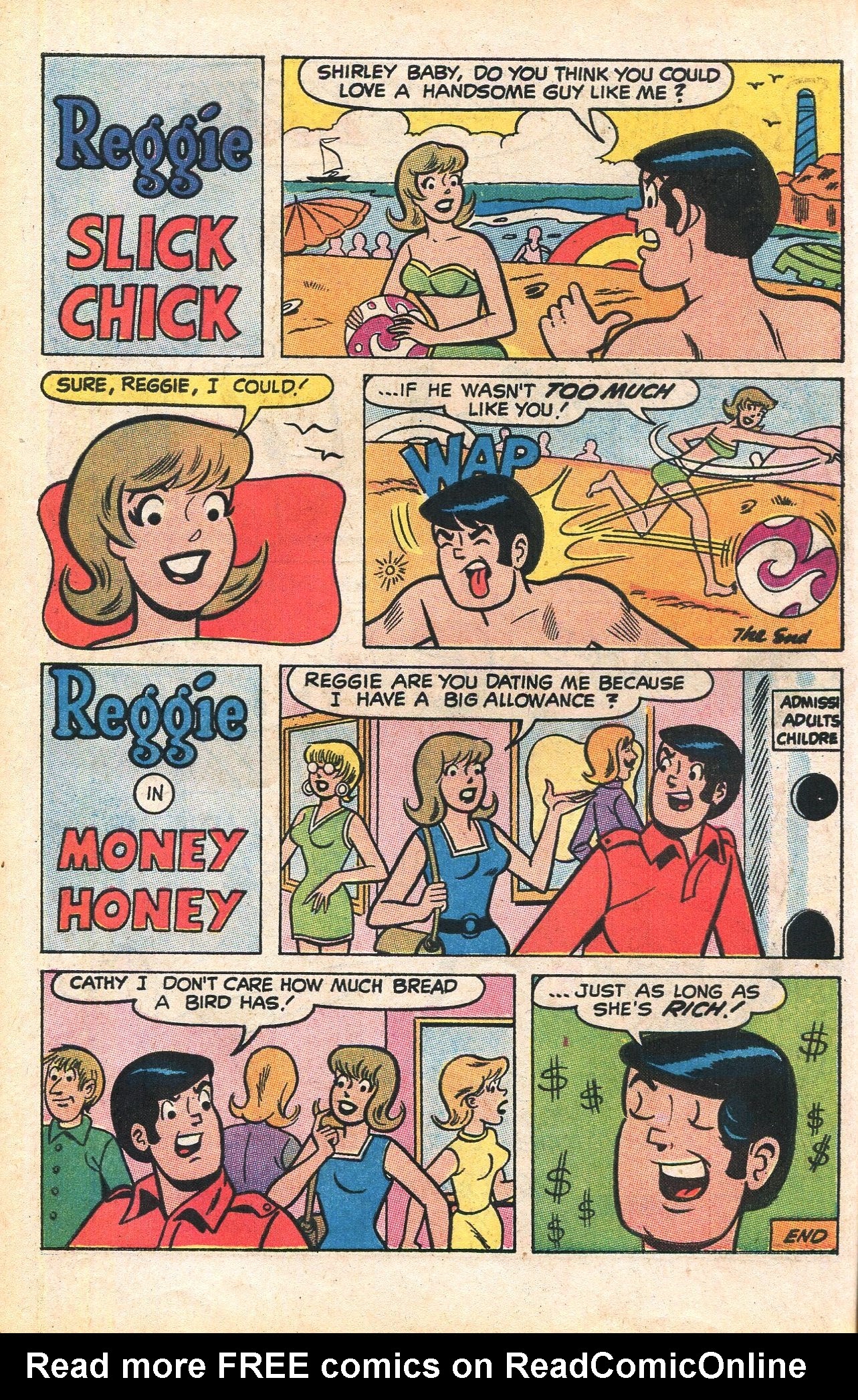 Read online Reggie's Wise Guy Jokes comic -  Issue #8 - 56