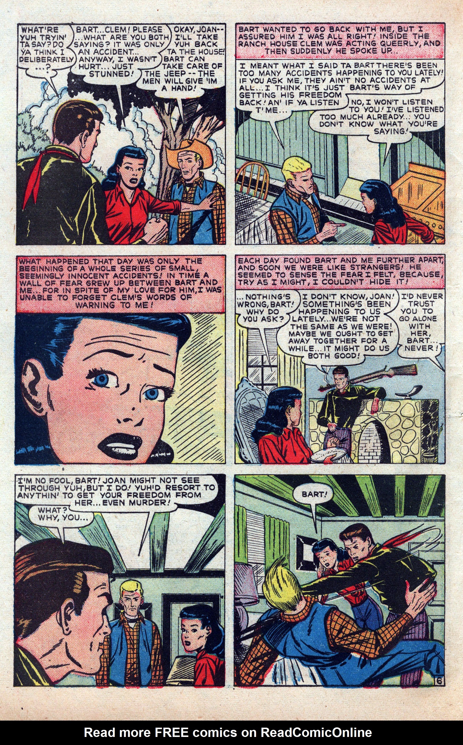 Read online Cowboy Romances comic -  Issue #2 - 46