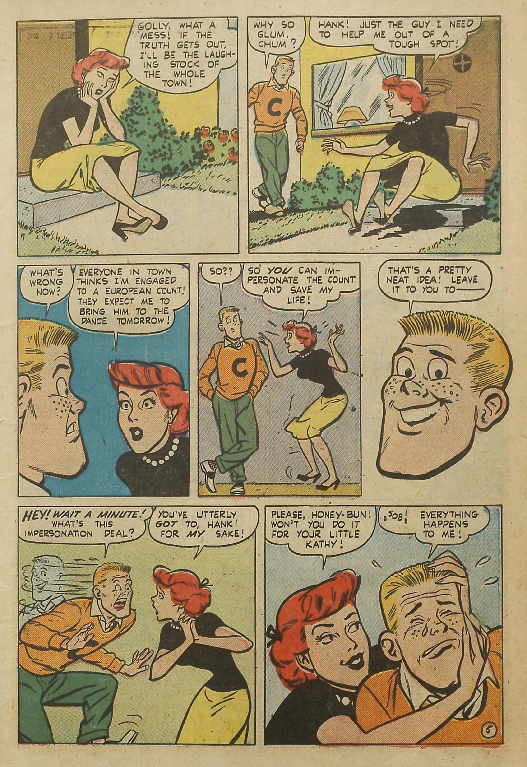Read online Kathy (1949) comic -  Issue #15 - 7
