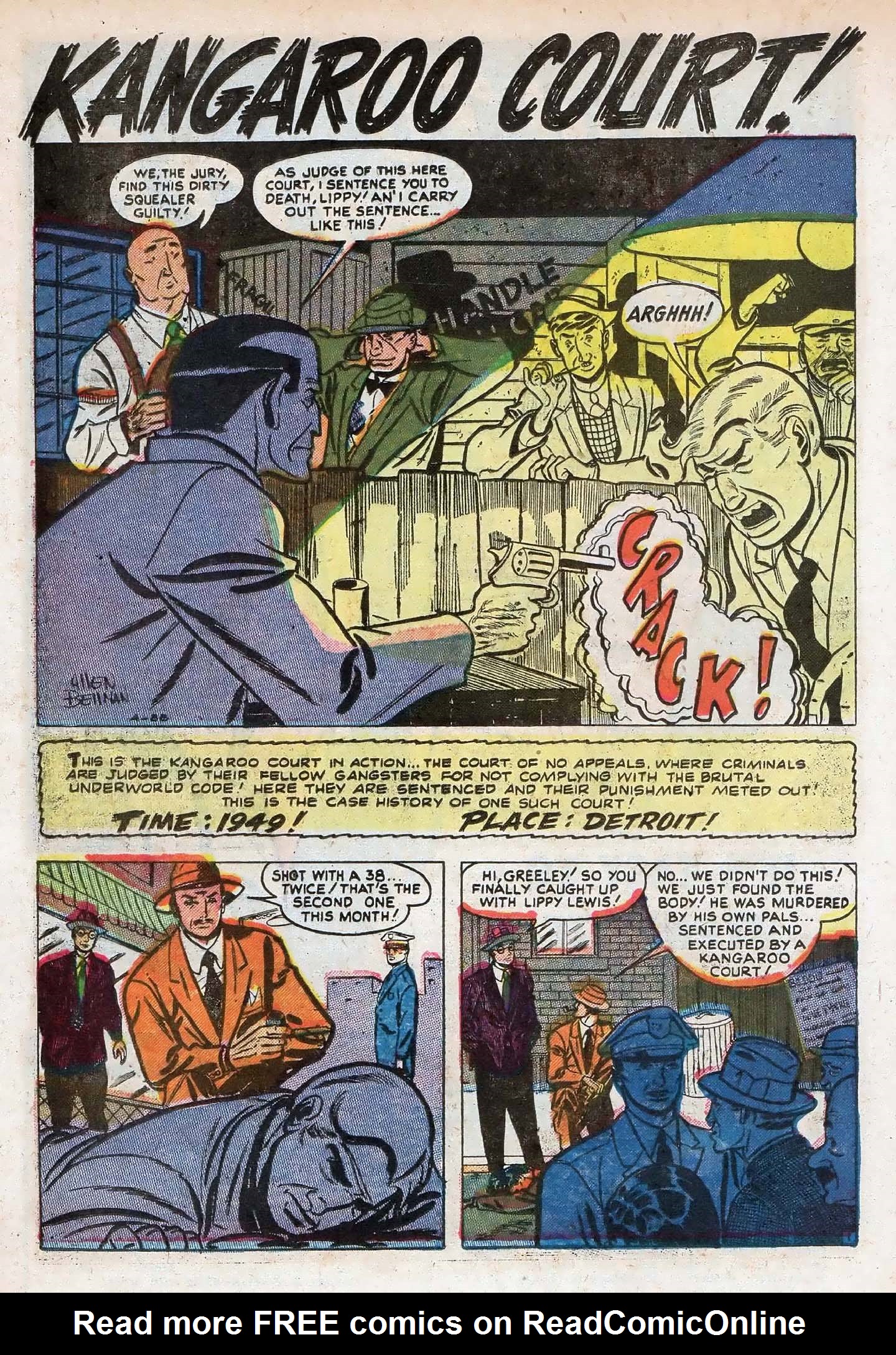 Read online Crime Cases Comics (1951) comic -  Issue #12 - 20