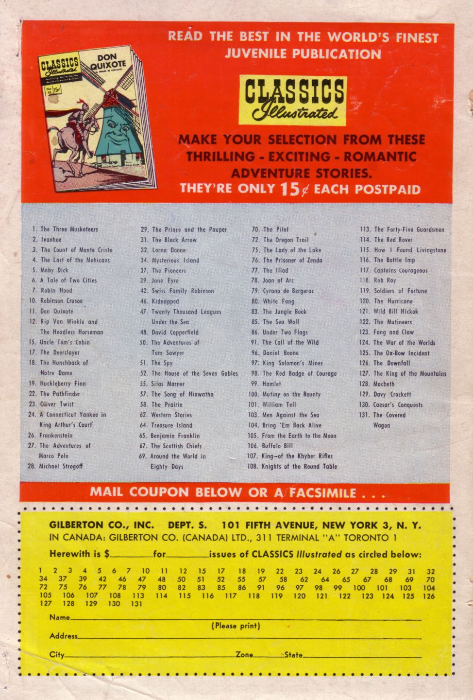 Read online Classics Illustrated comic -  Issue #65 - 52