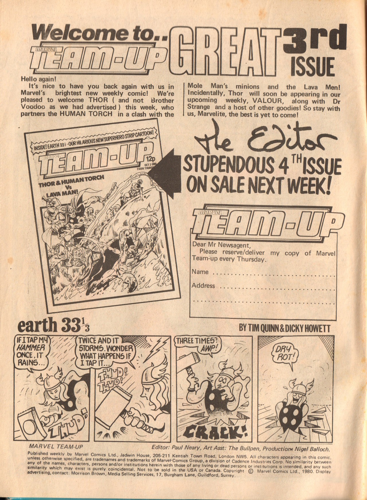 Read online Marvel Team-Up (1980) comic -  Issue #3 - 2