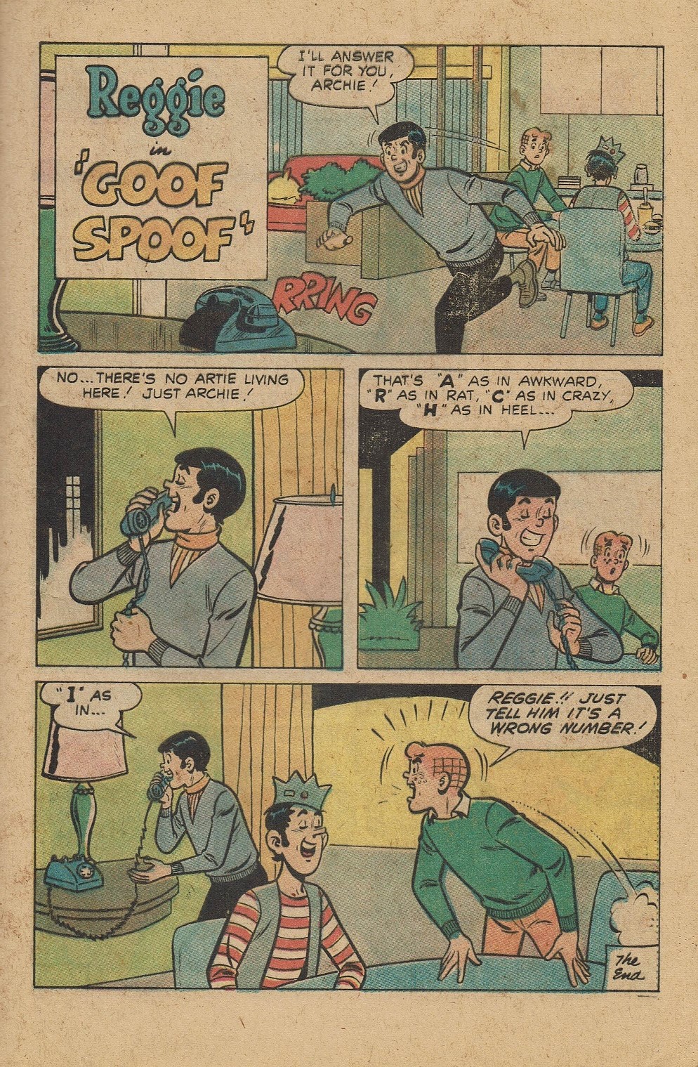 Read online Reggie's Wise Guy Jokes comic -  Issue #19 - 31