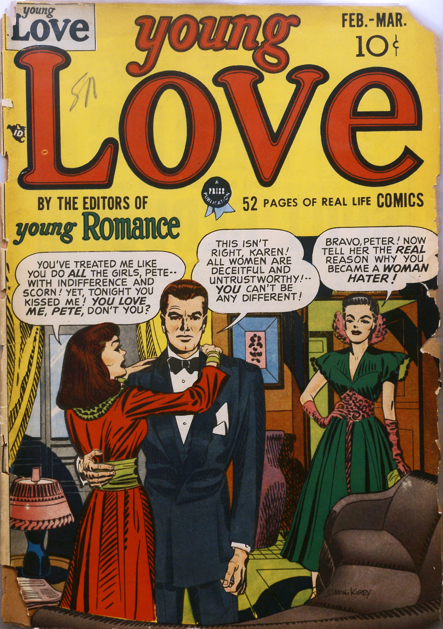 Read online Young Love (1949) comic -  Issue #1 - 1