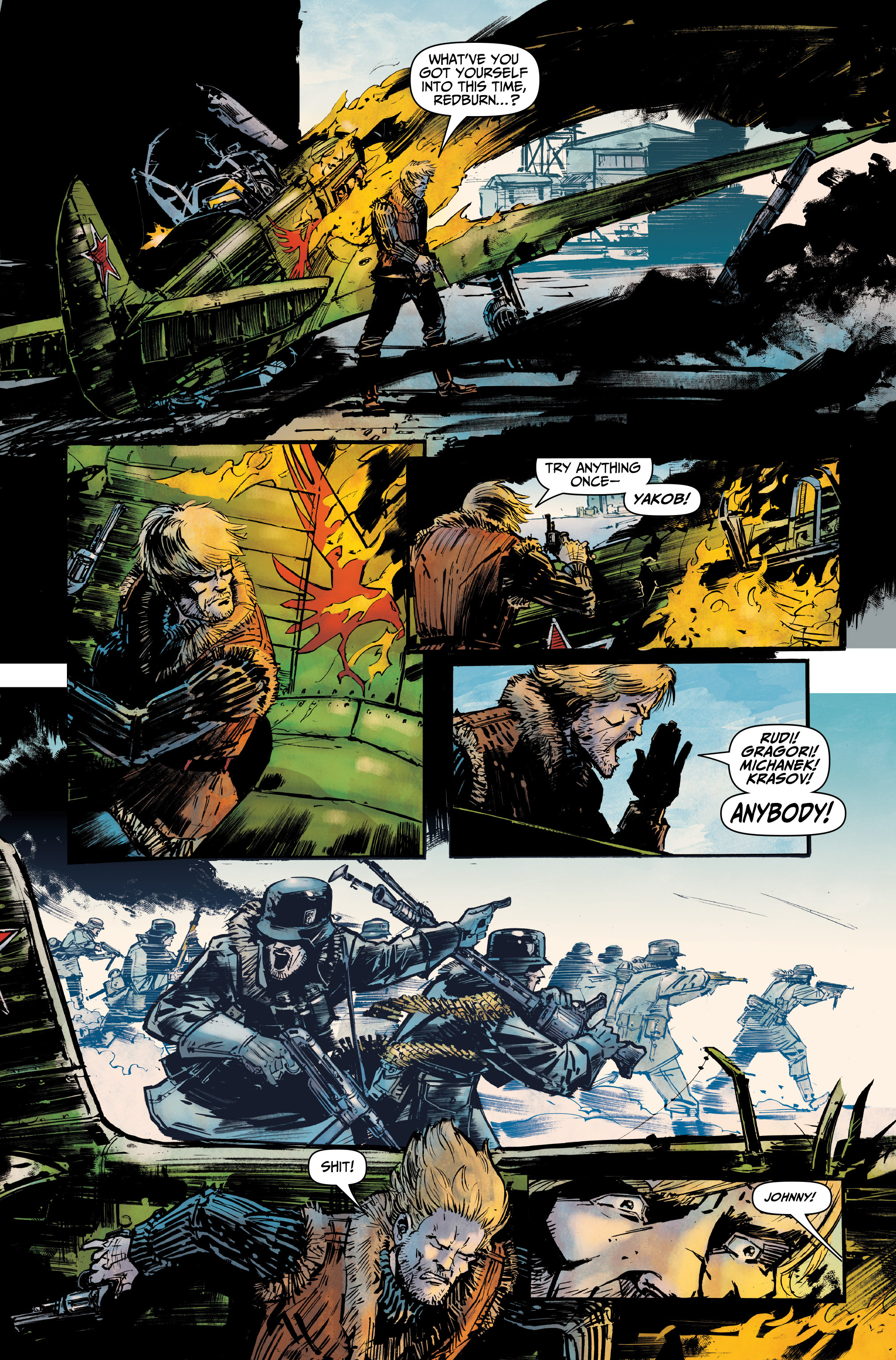 Read online Johnny Red comic -  Issue #5 - 16