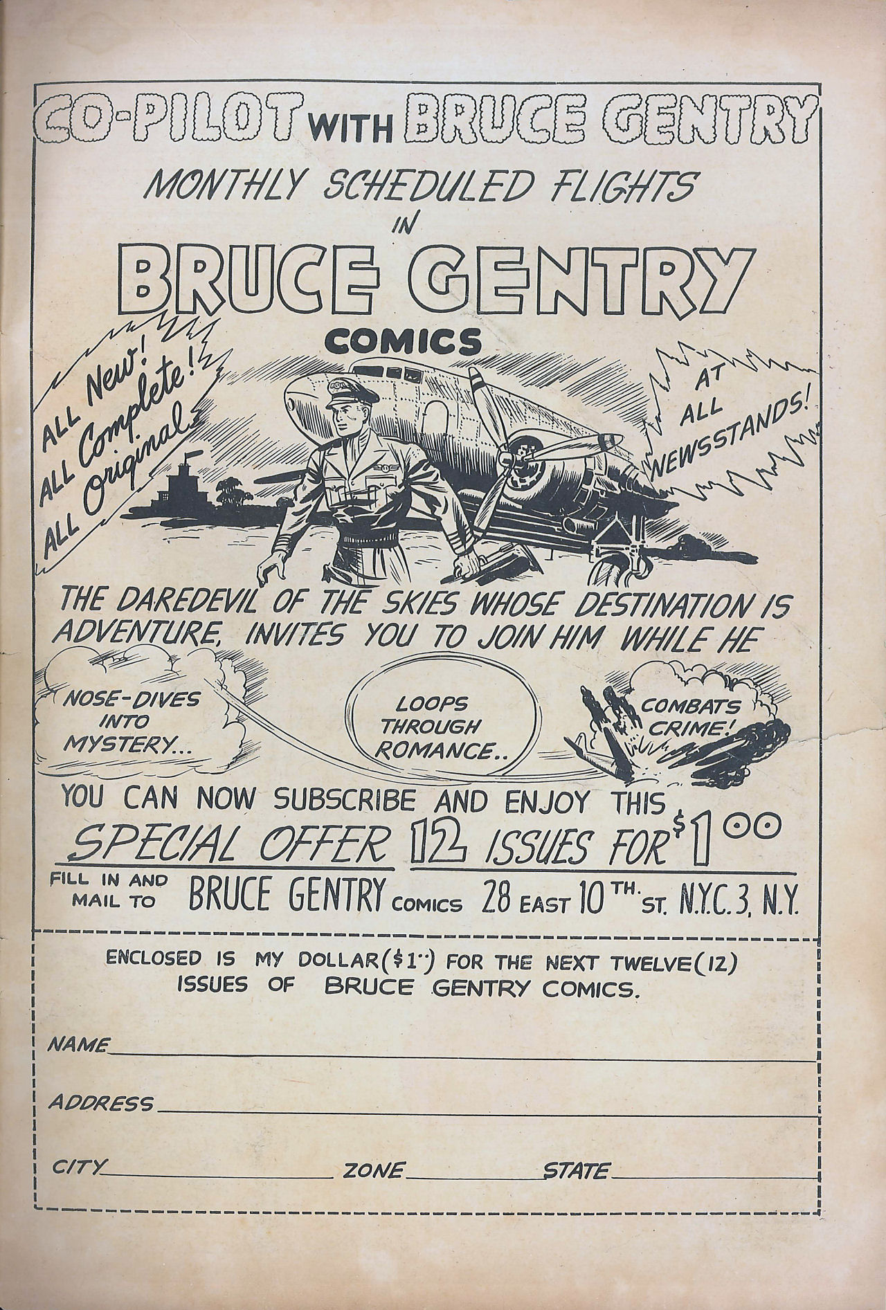Read online Bruce Gentry comic -  Issue #5 - 35