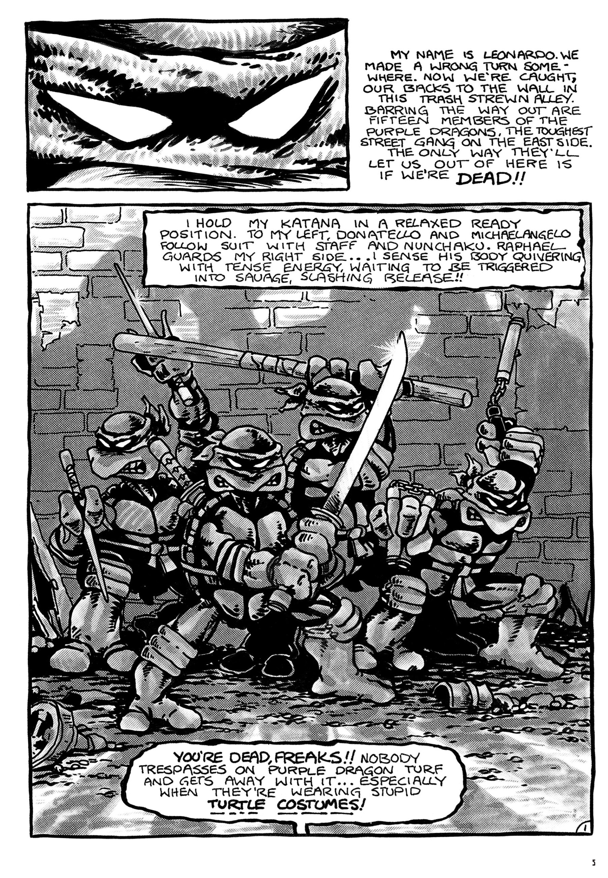 Read online Teenage Mutant Ninja Turtles: The Ultimate Collection comic -  Issue # TPB 1 (Part 1) - 6