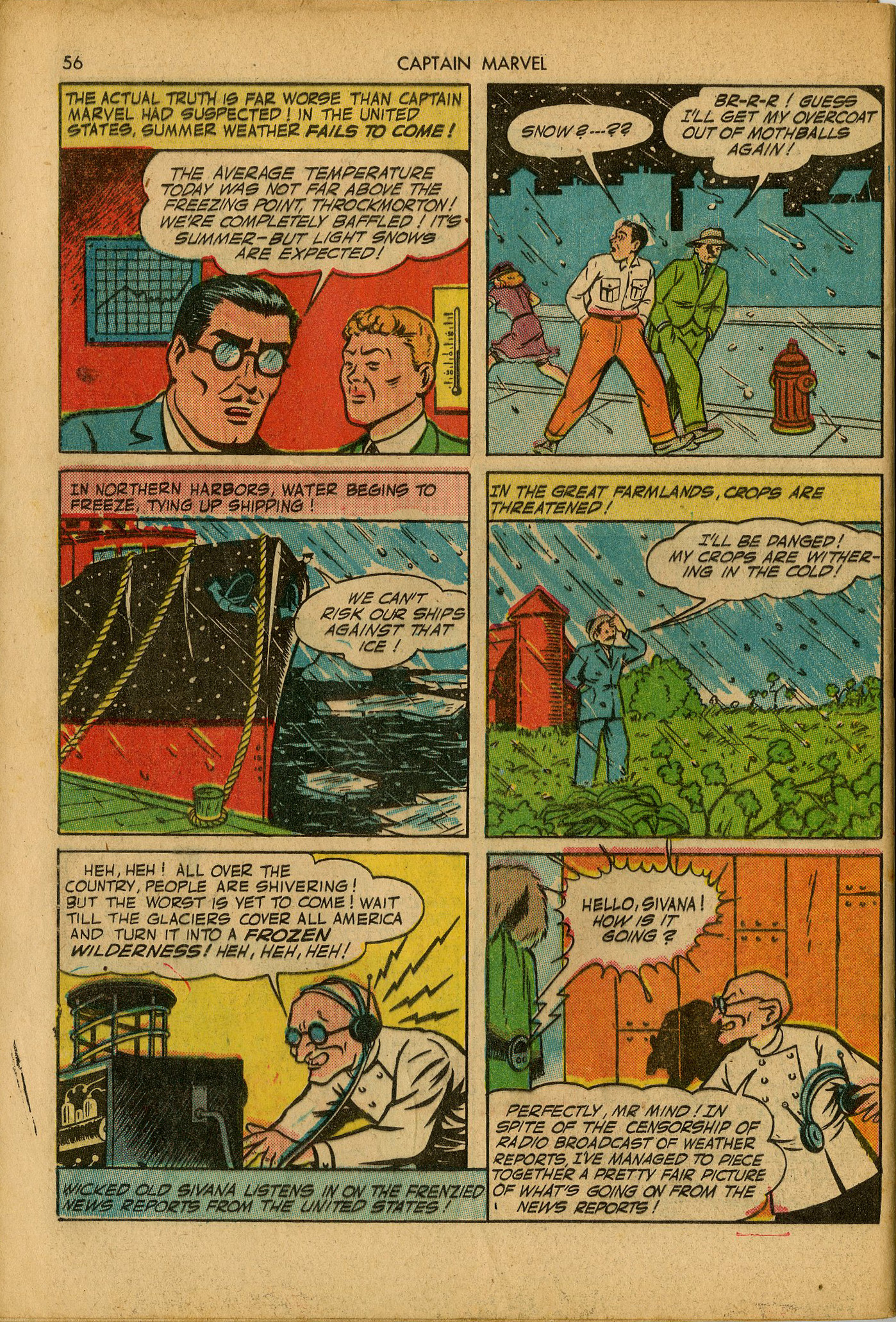 Read online Captain Marvel Adventures comic -  Issue #25 - 56