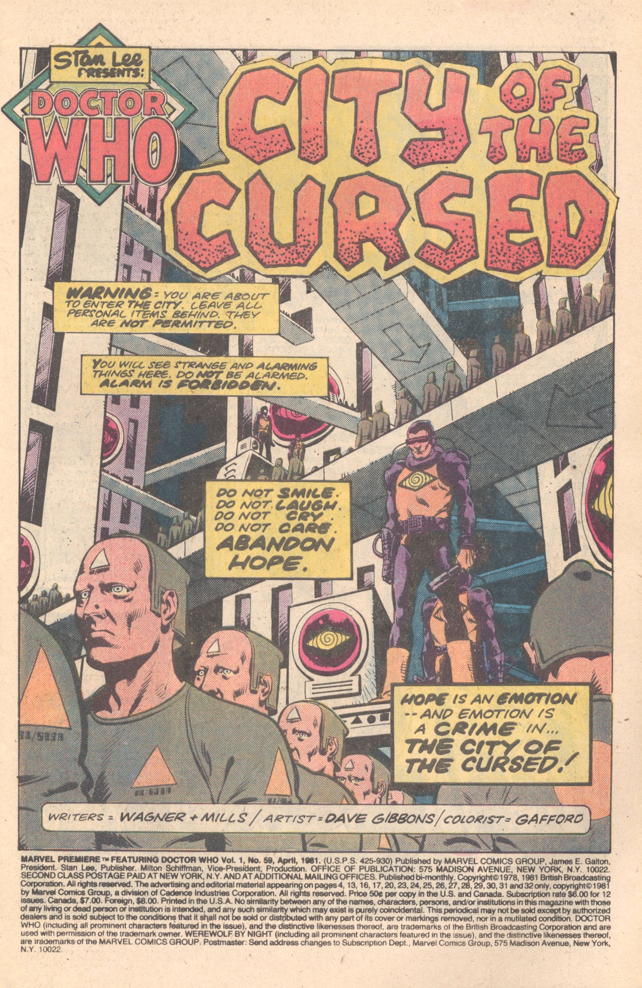 Read online Marvel Premiere comic -  Issue #59 - 2