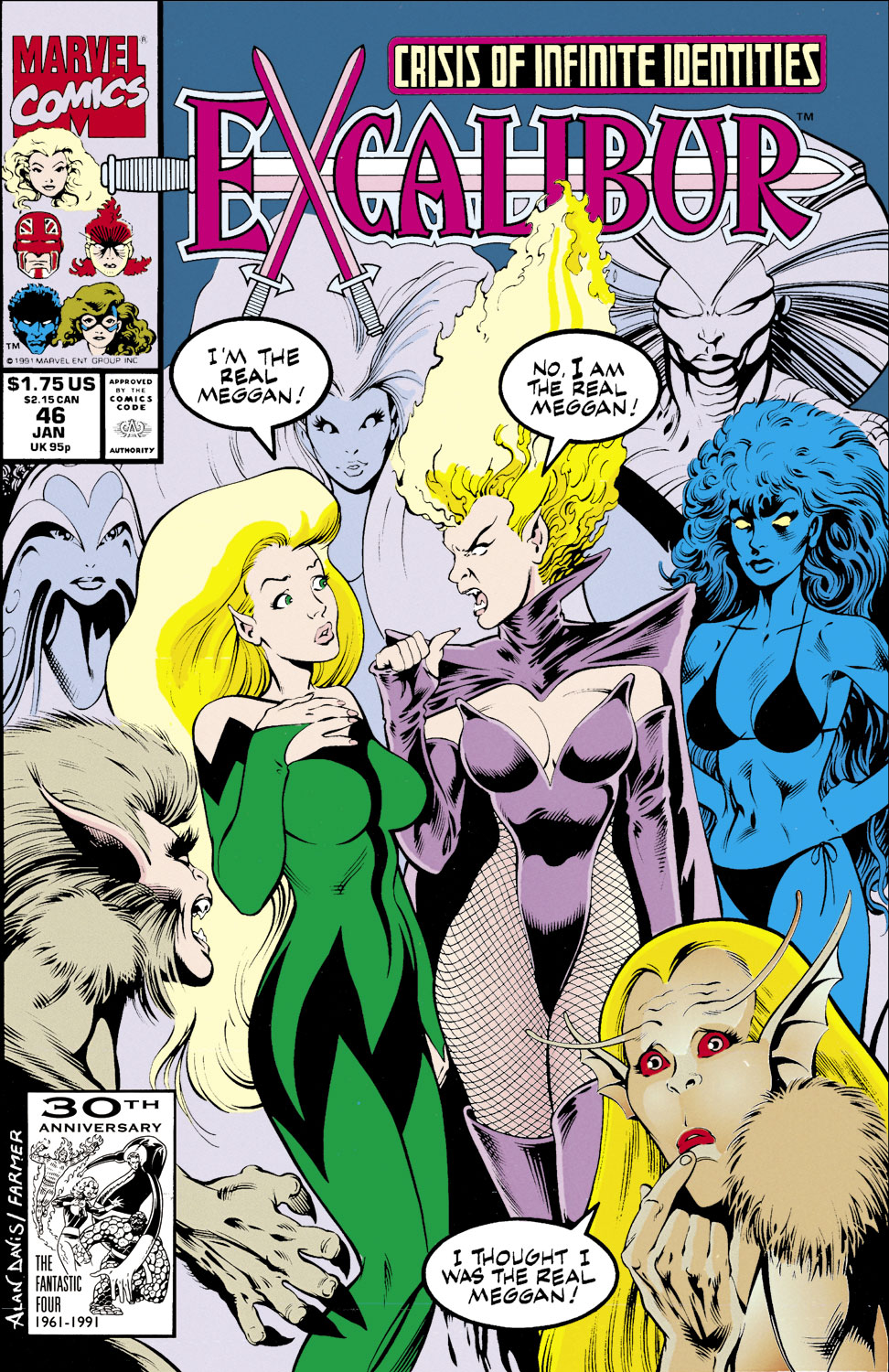 Read online Excalibur (1988) comic -  Issue #46 - 1