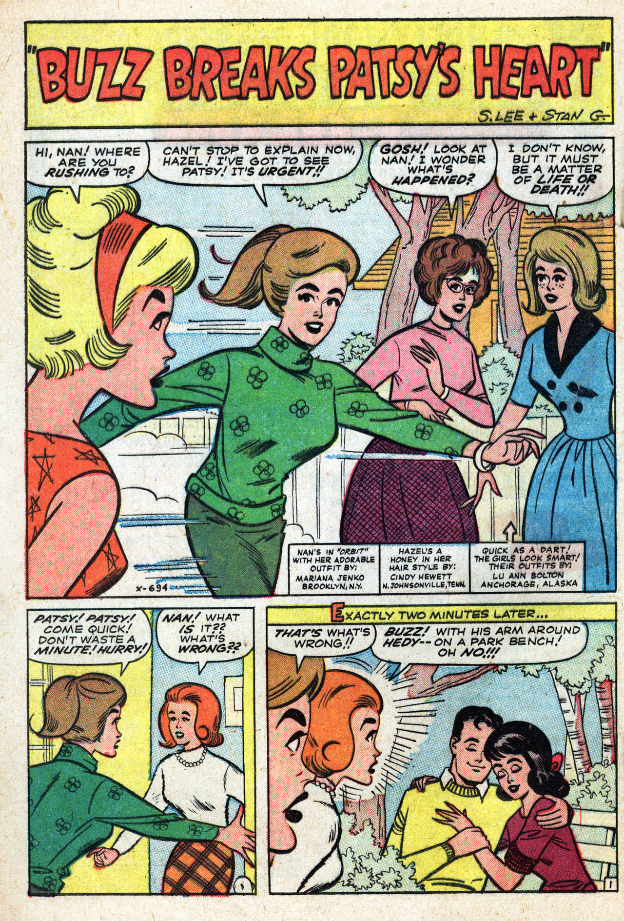 Read online Patsy and Hedy comic -  Issue #94 - 20
