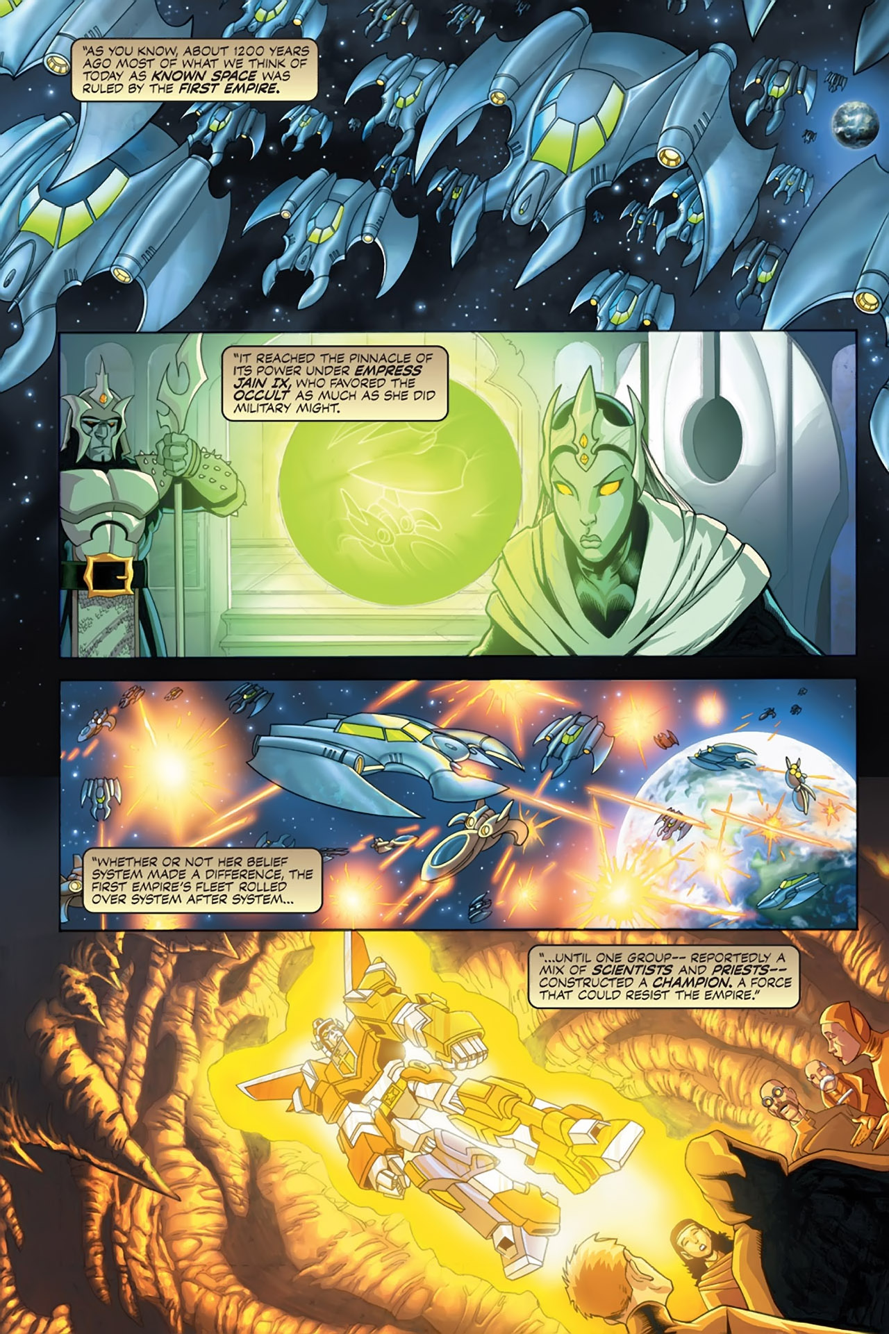 Read online Voltron: Defender of the Universe (Existed) comic -  Issue #1 - 4