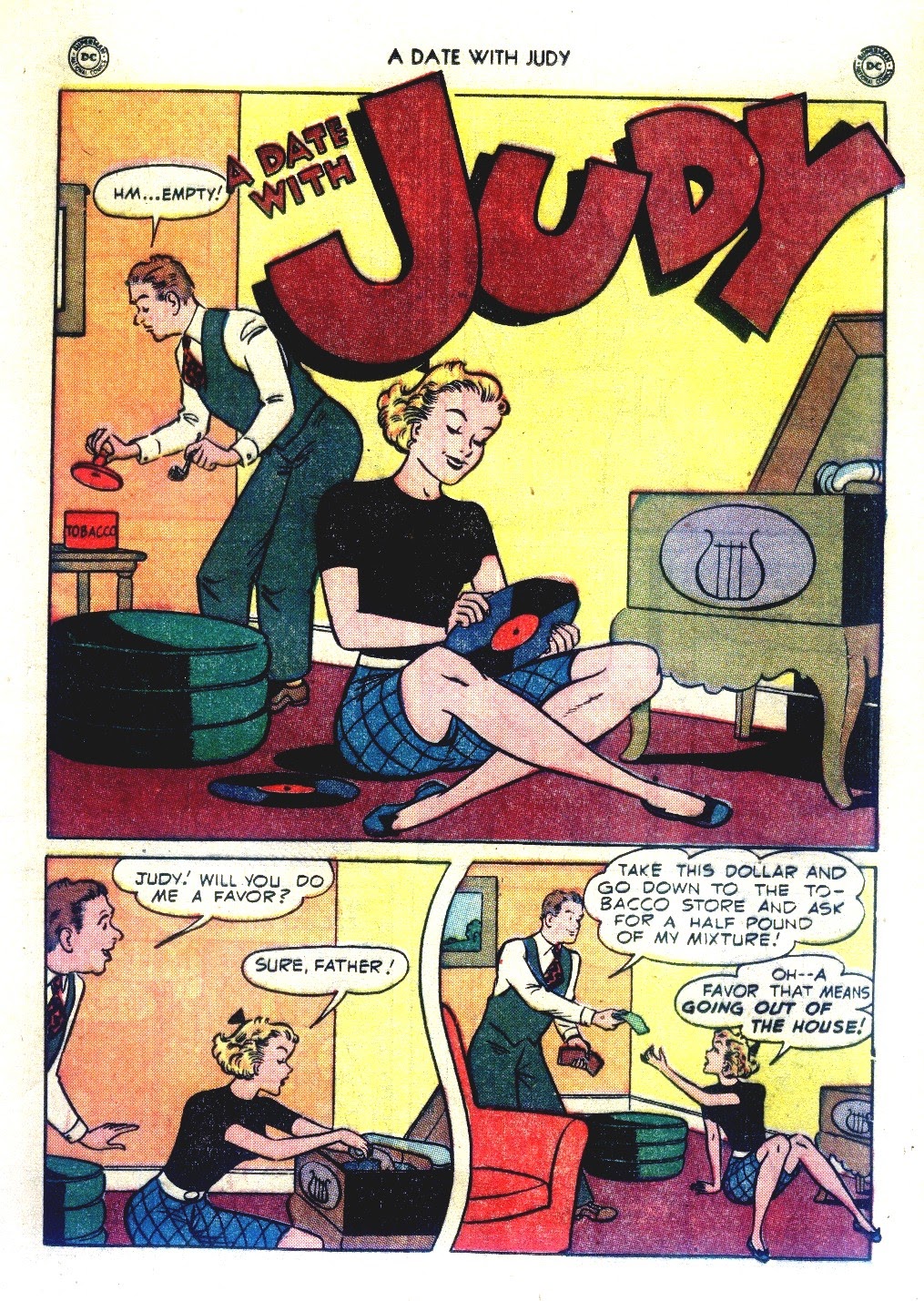 Read online A Date with Judy comic -  Issue #15 - 25