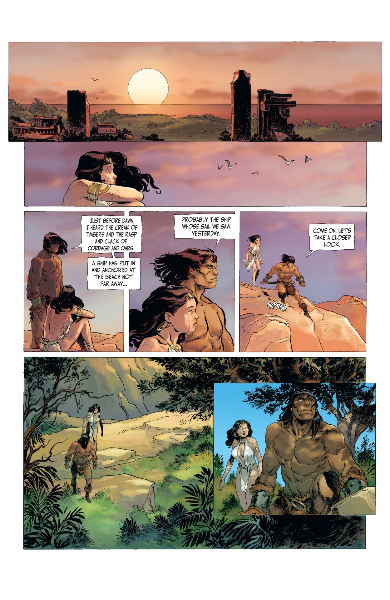 Read online The Cimmerian comic -  Issue # TPB 3 - 39