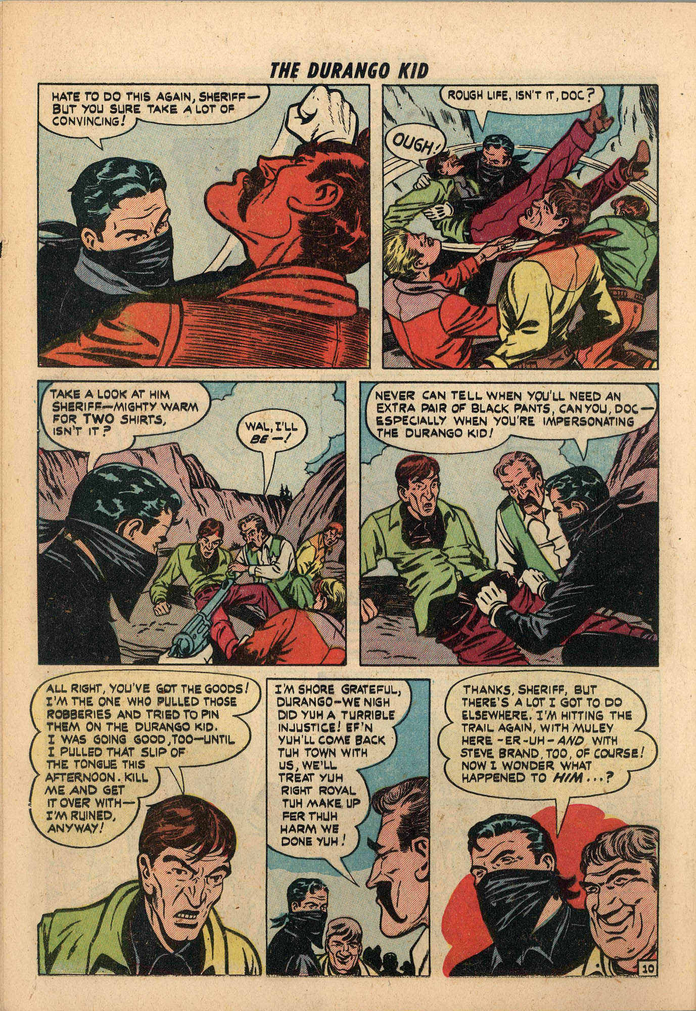 Read online Charles Starrett as The Durango Kid comic -  Issue #3 - 11