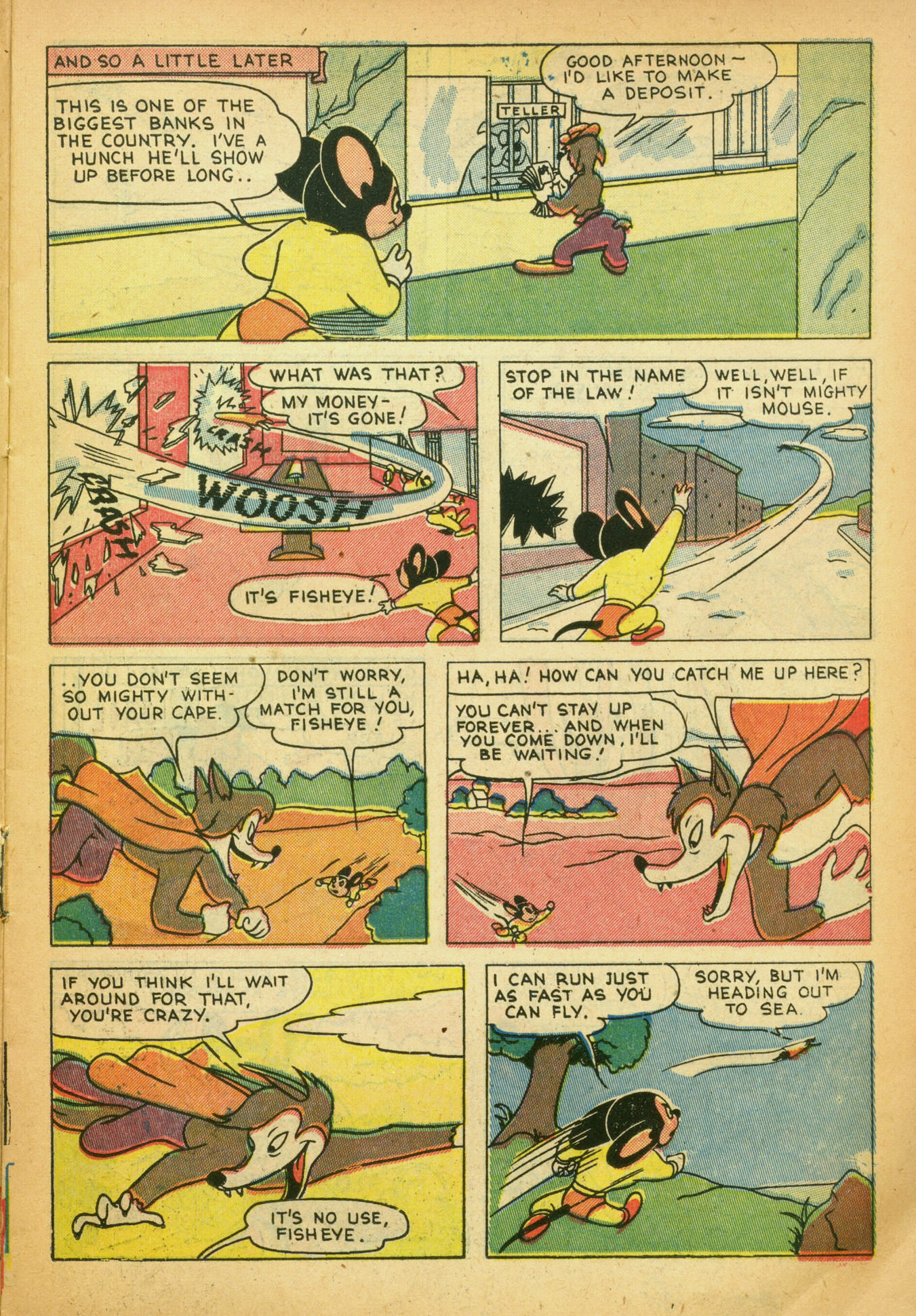 Read online Paul Terry's Mighty Mouse Comics comic -  Issue #39 - 47