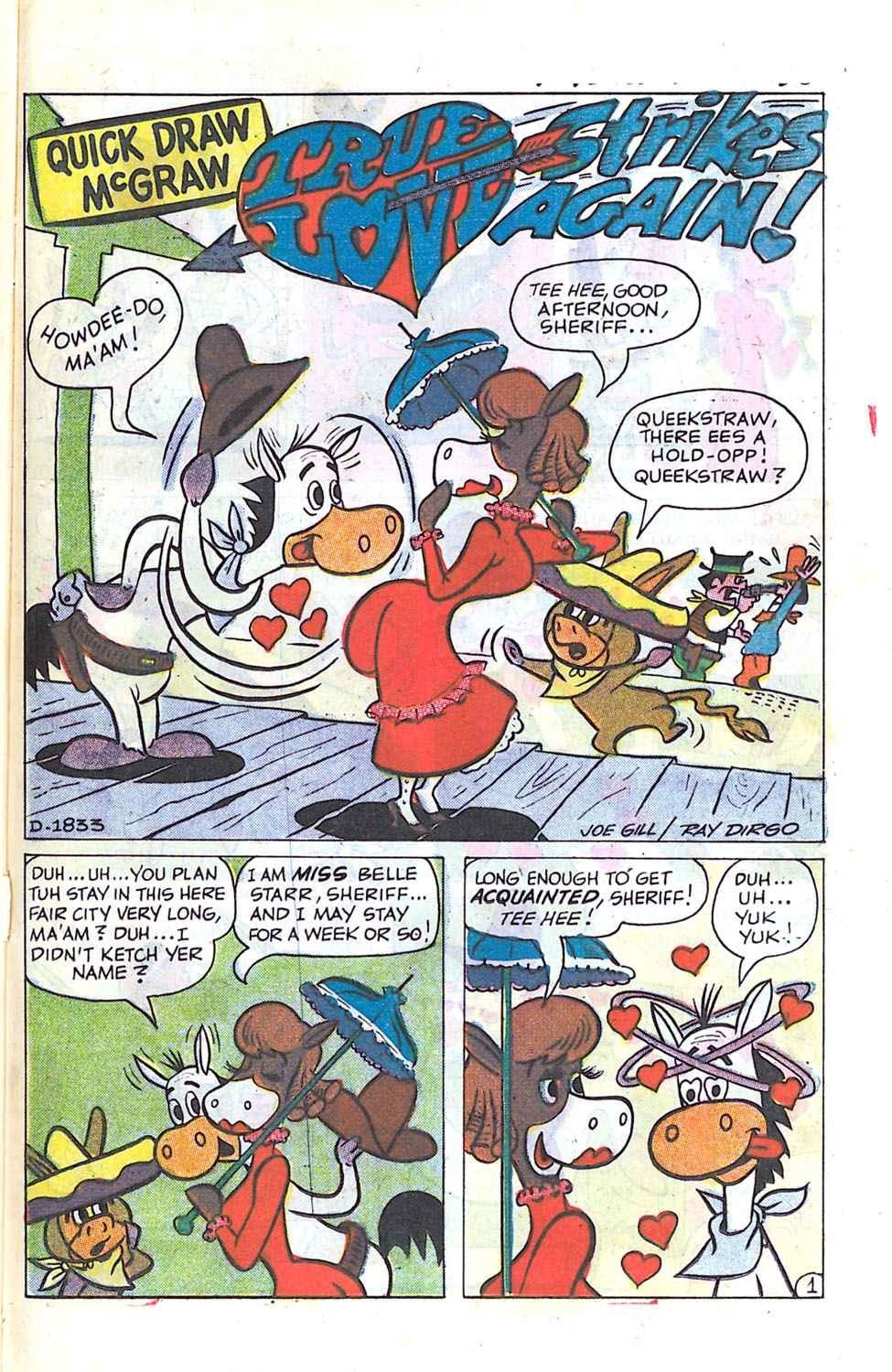 Read online Quick Draw McGraw comic -  Issue #6 - 20