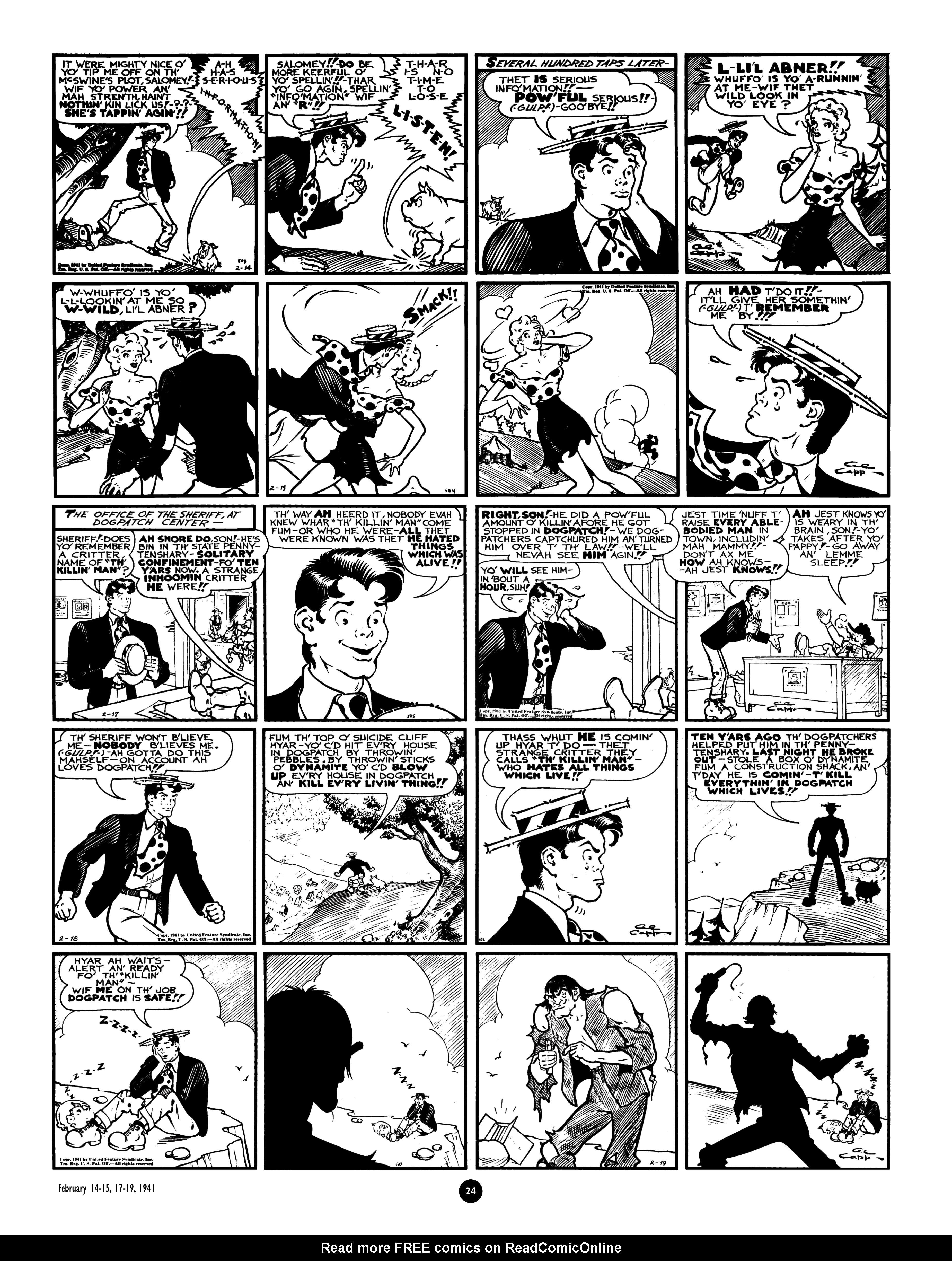 Read online Al Capp's Li'l Abner Complete Daily & Color Sunday Comics comic -  Issue # TPB 4 (Part 1) - 25