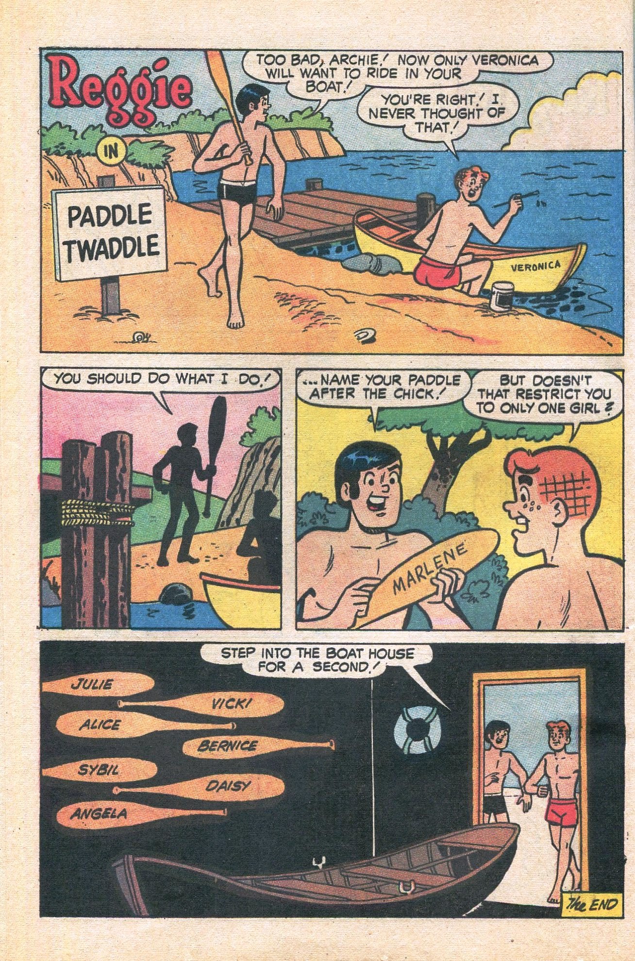 Read online Reggie's Wise Guy Jokes comic -  Issue #9 - 6