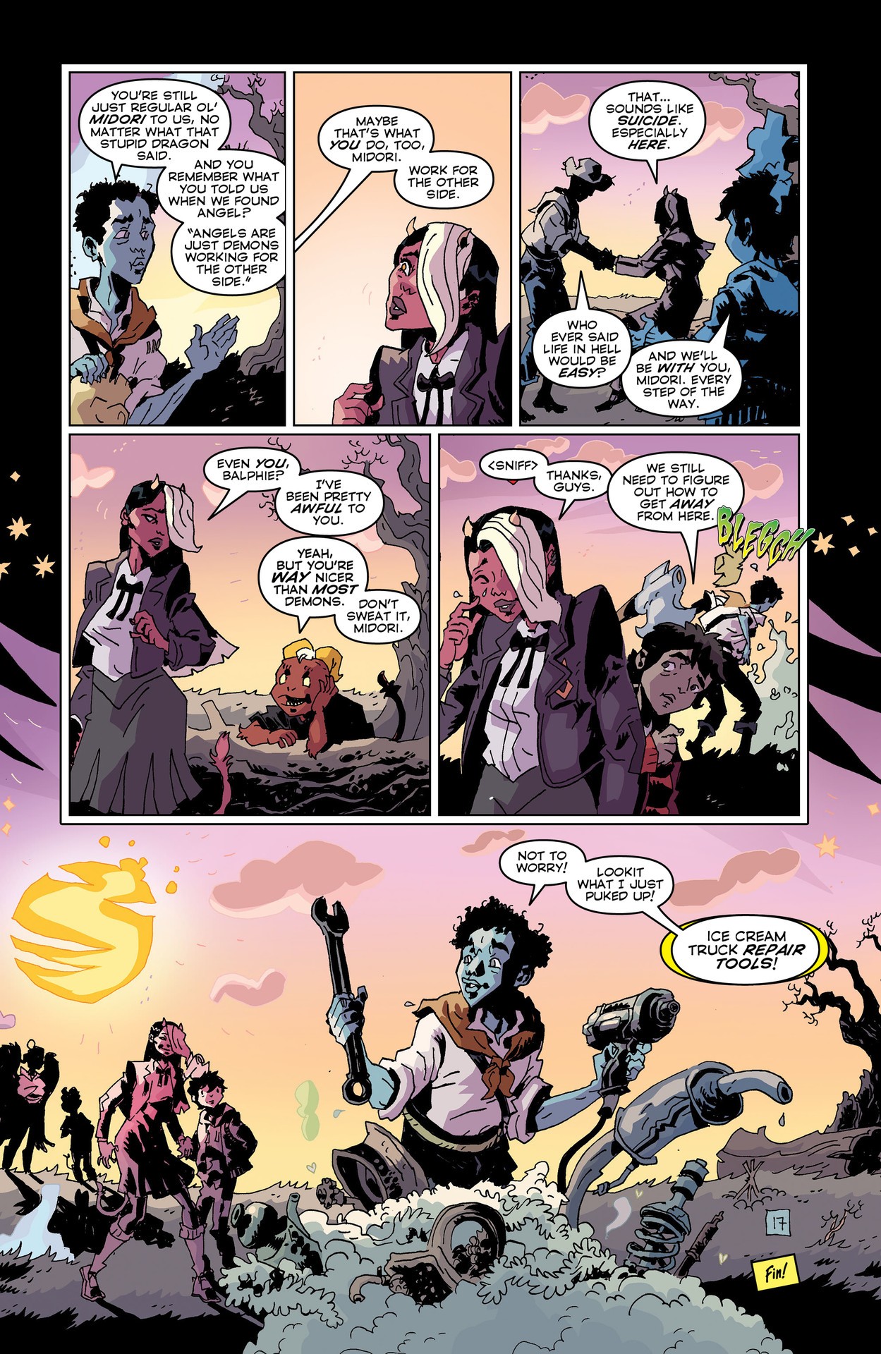 Read online In Hell We Fight! comic -  Issue #5 - 19