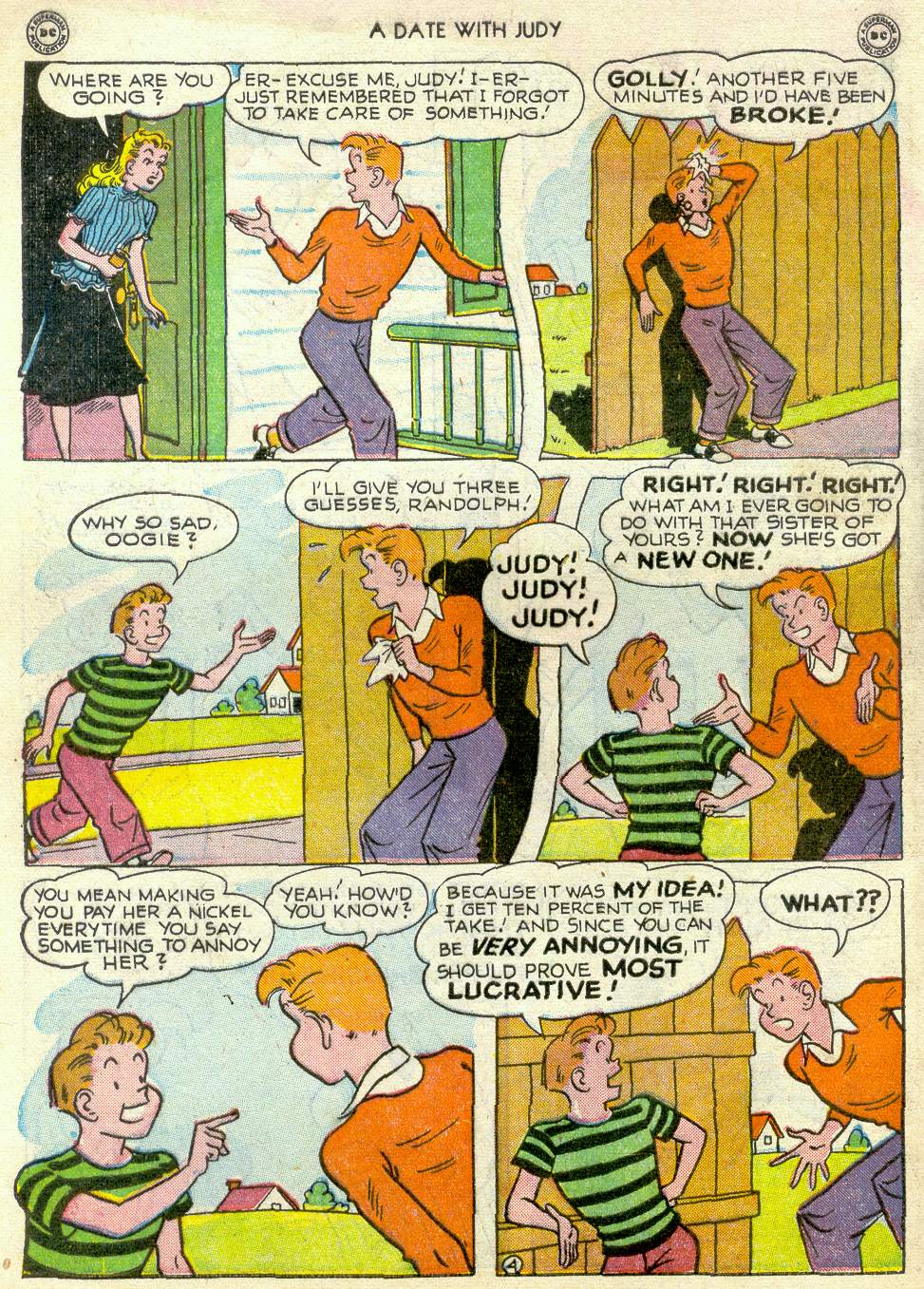 Read online A Date with Judy comic -  Issue #7 - 6