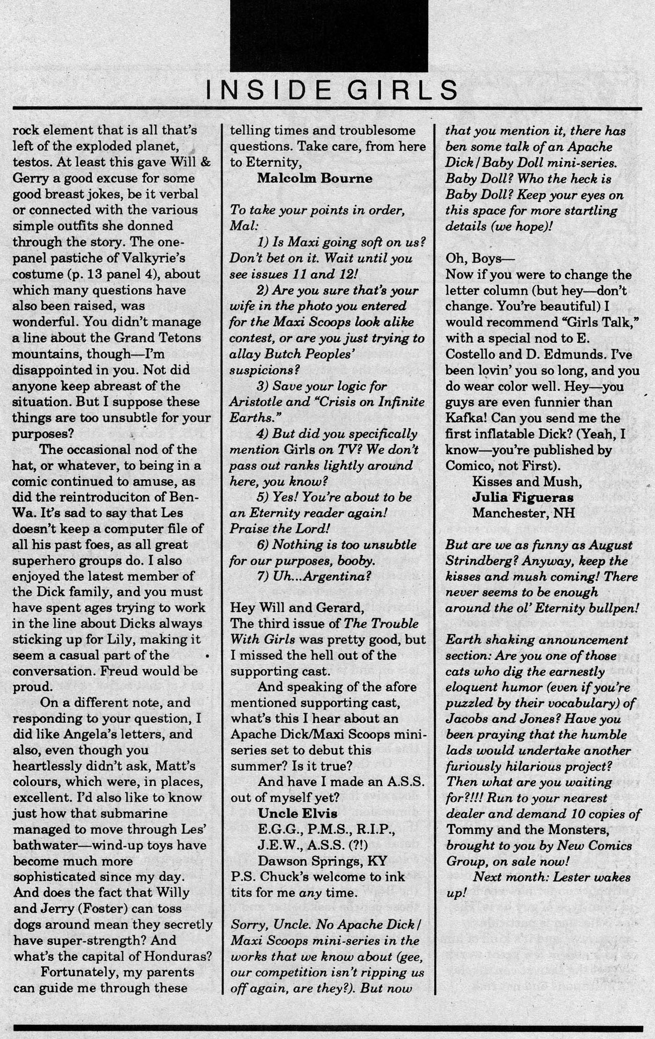 Read online The Trouble With Girls (1989) comic -  Issue #6 - 28