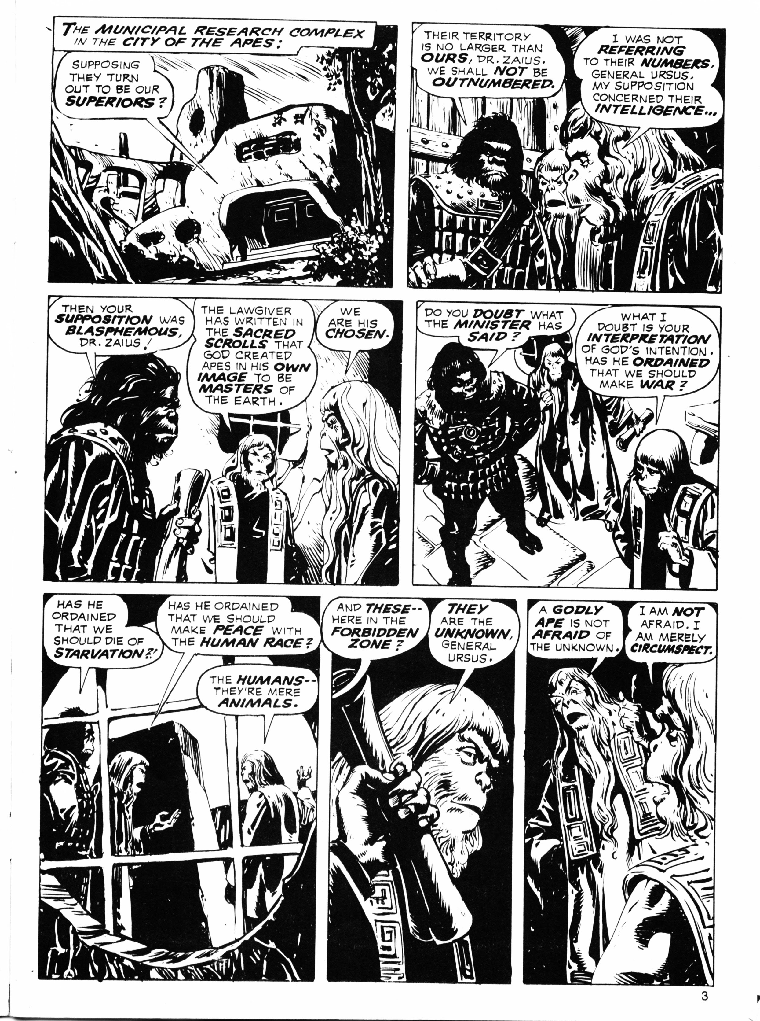 Read online Planet of the Apes (1974) comic -  Issue #40 - 3
