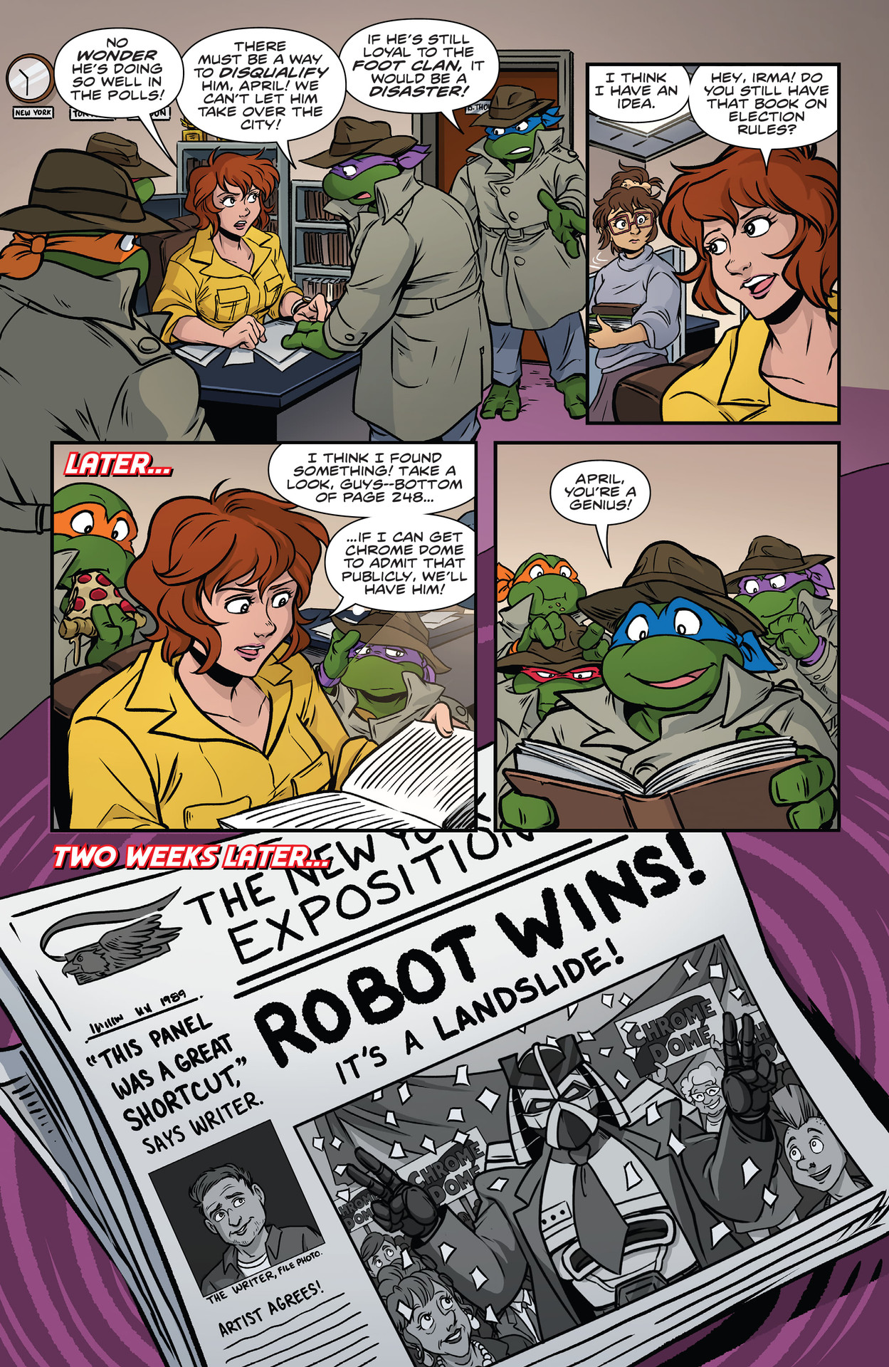 Read online Teenage Mutant Ninja Turtles: Saturday Morning Adventures Continued comic -  Issue #6 - 15