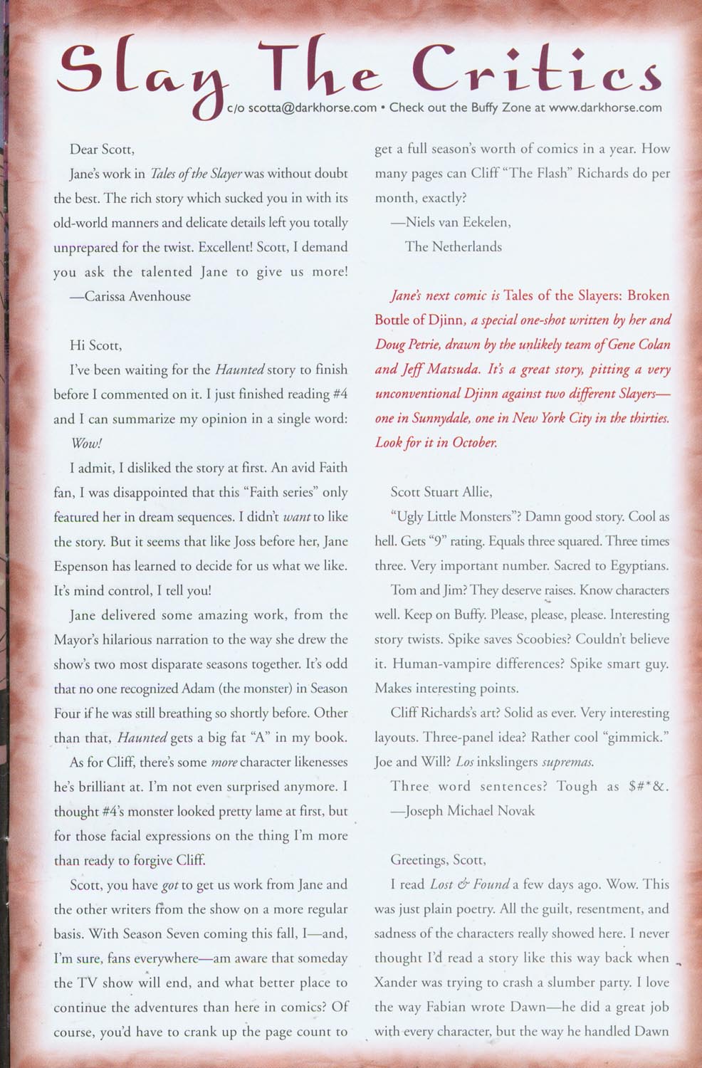 Read online Buffy the Vampire Slayer (1998) comic -  Issue #48 - 22