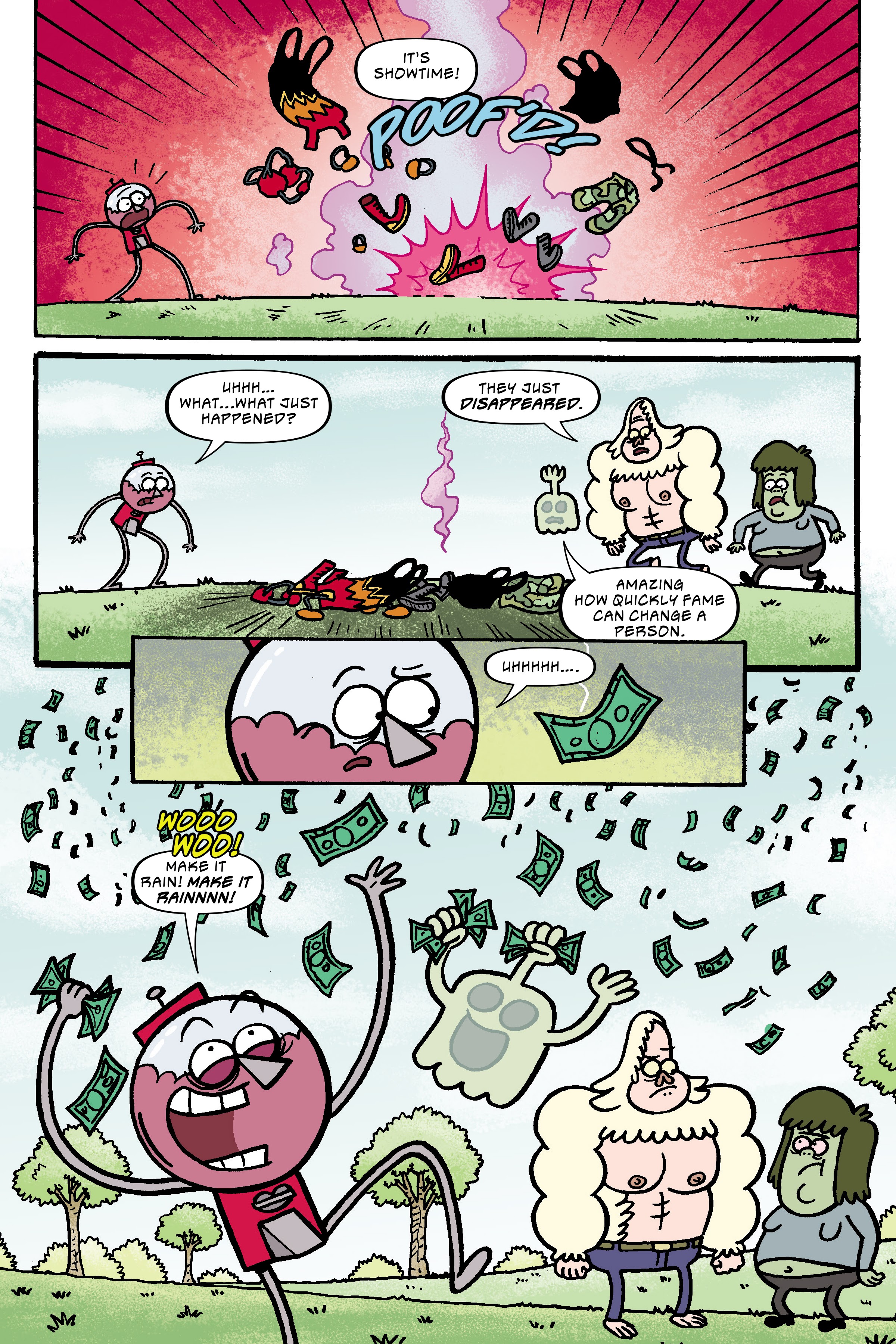 Read online Regular Show: Wrasslesplosion comic -  Issue # TPB - 36