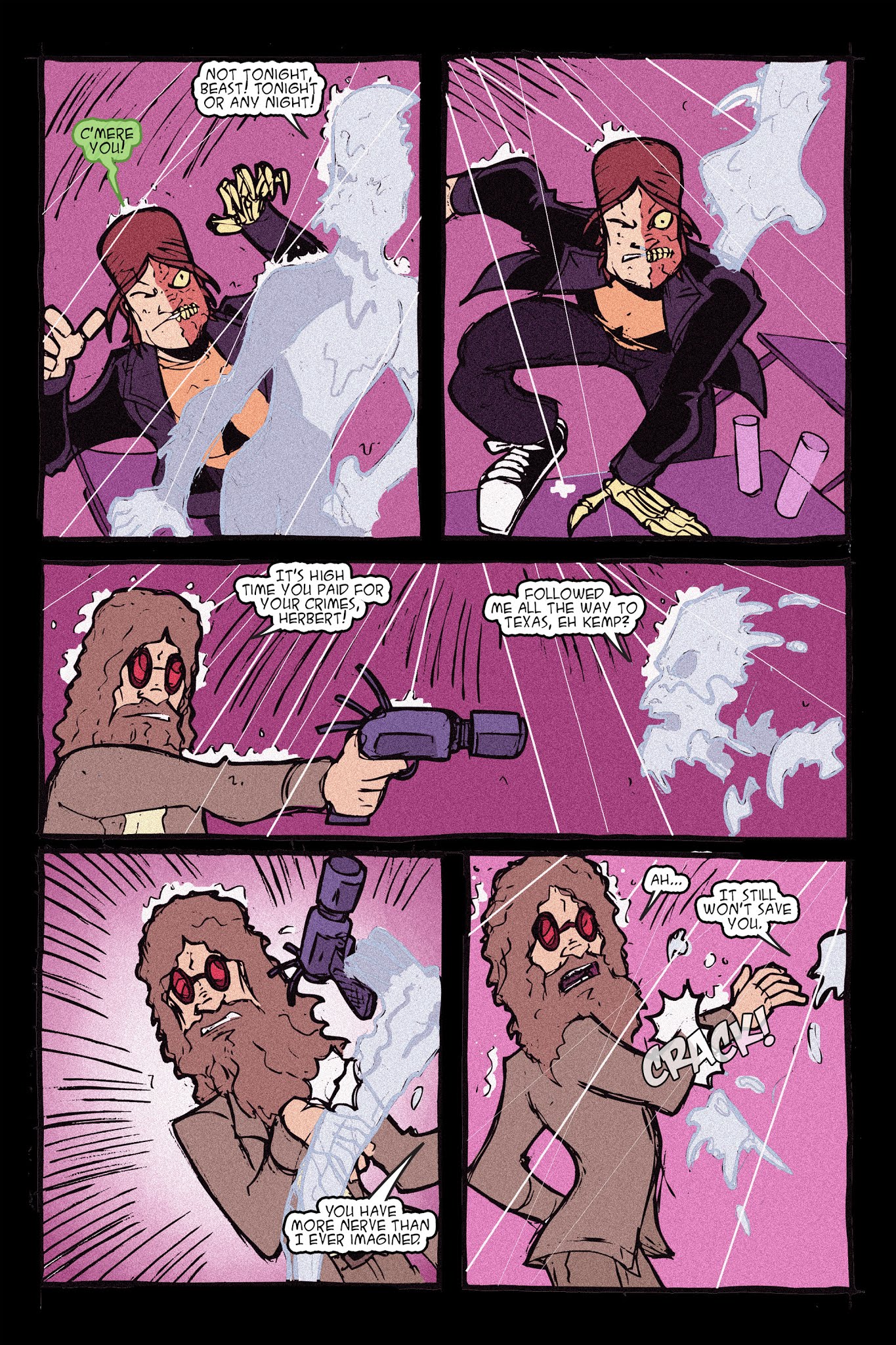 Read online Halloween Man vs. the Invisible Man comic -  Issue # TPB - 61