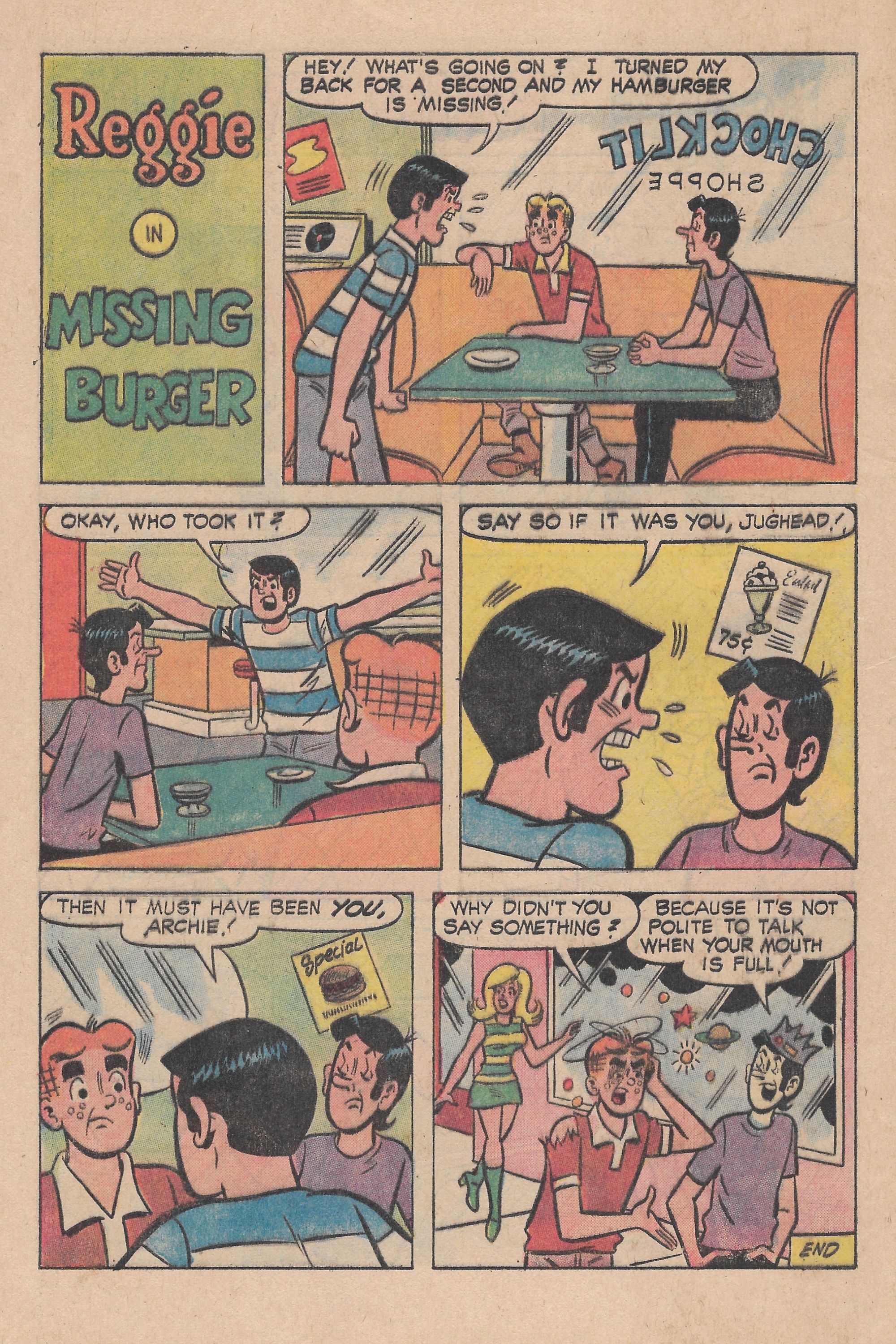 Read online Reggie's Wise Guy Jokes comic -  Issue #26 - 8