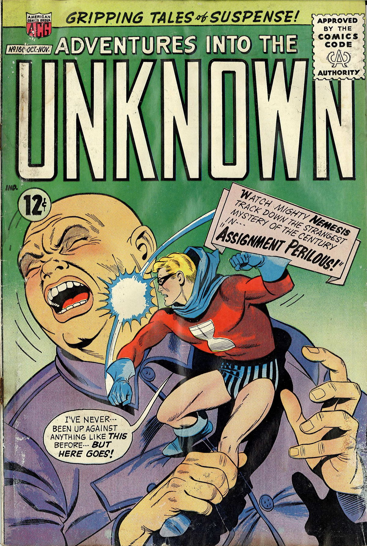 Read online Adventures Into The Unknown comic -  Issue #160 - 1