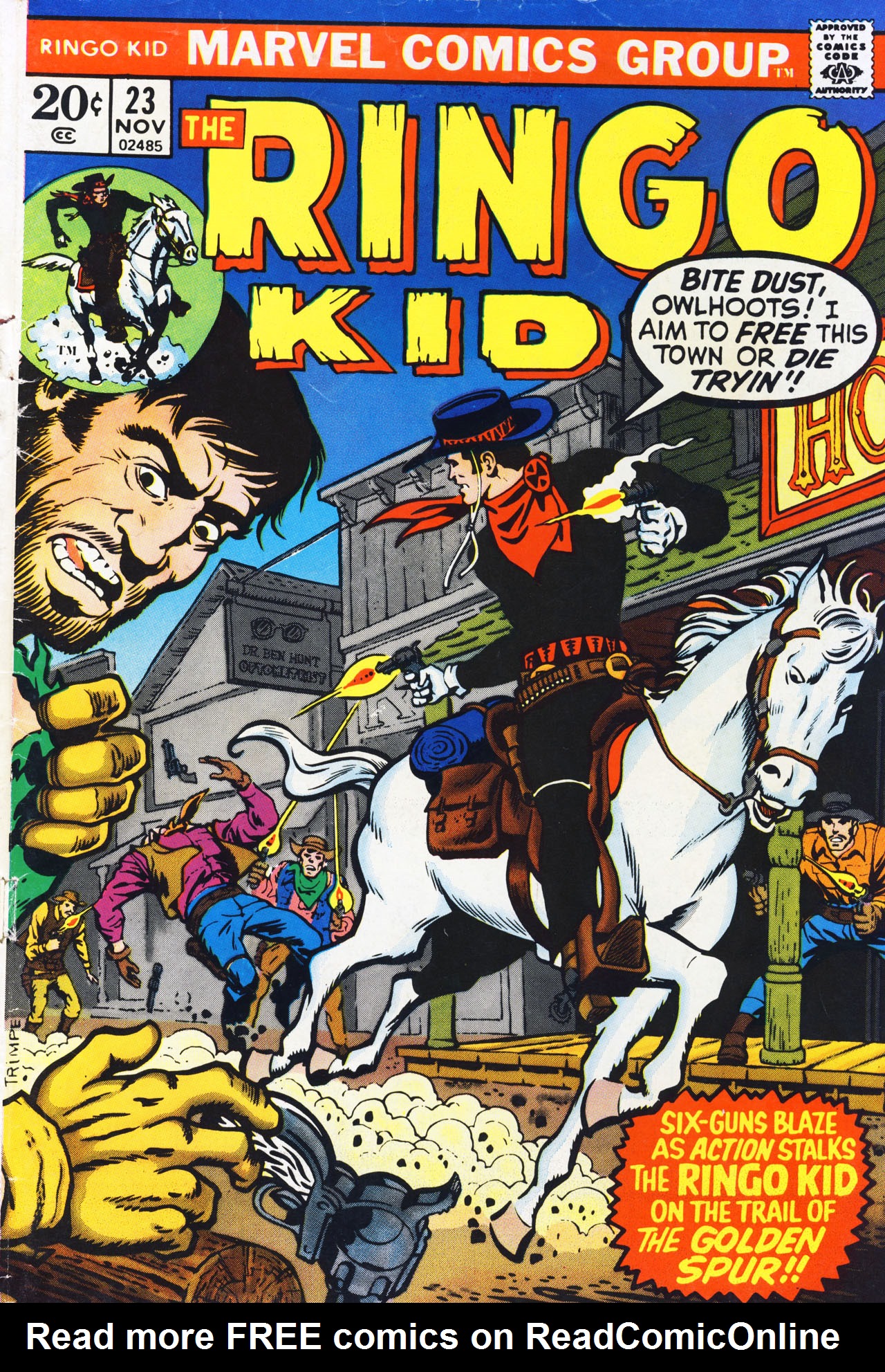 Read online Ringo Kid (1970) comic -  Issue #23 - 1