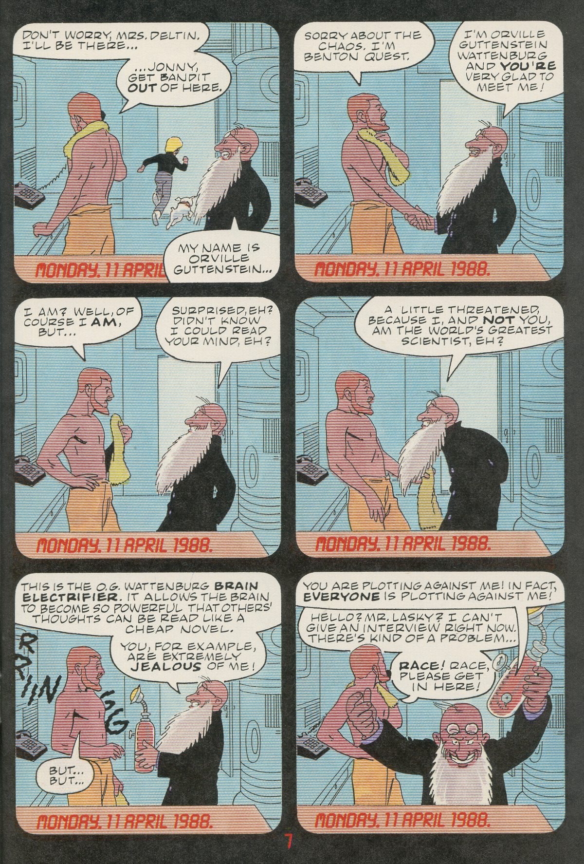 Read online Jonny Quest comic -  Issue #22 - 9